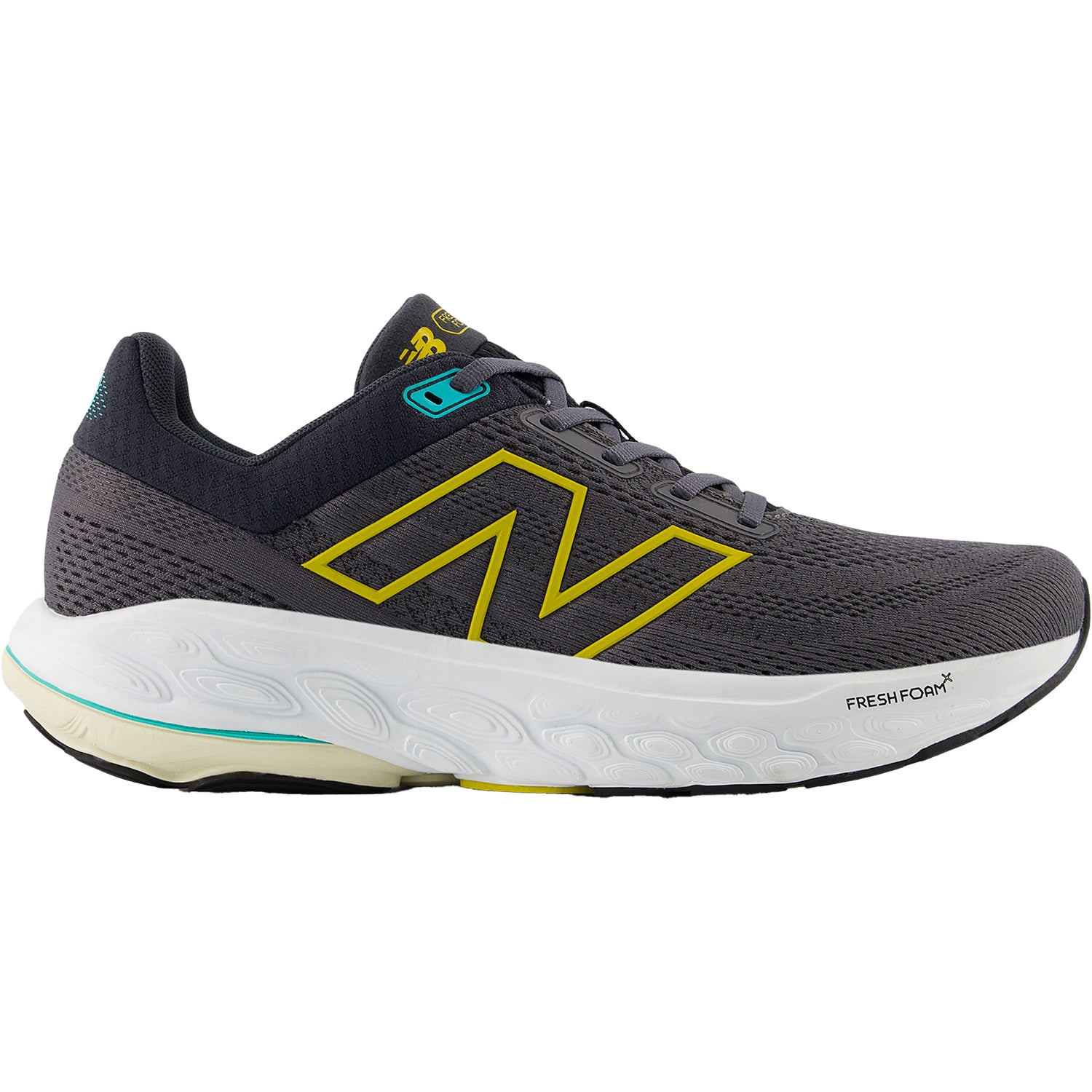 Mens New balance Men's New Balance Fresh Foam X M860A14 Magnet/Ginger Lemon/Cyber Jade Mesh Magnet/Ginger Lemon/Cyber Jade Mesh