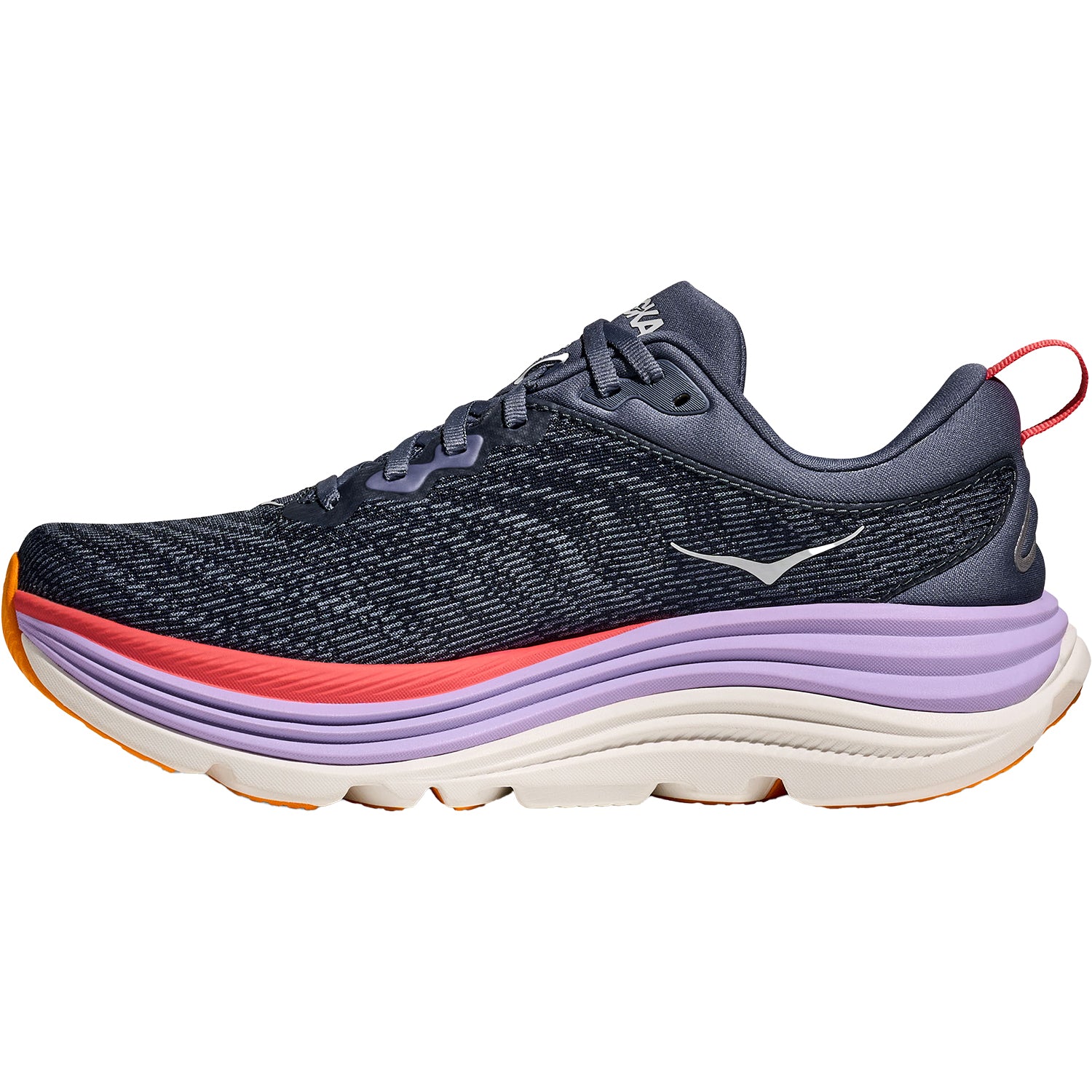 Womens Hoka one one Women's HOKA Gaviota 5 Anchor/Grapefruit Anchor/Grapefruit