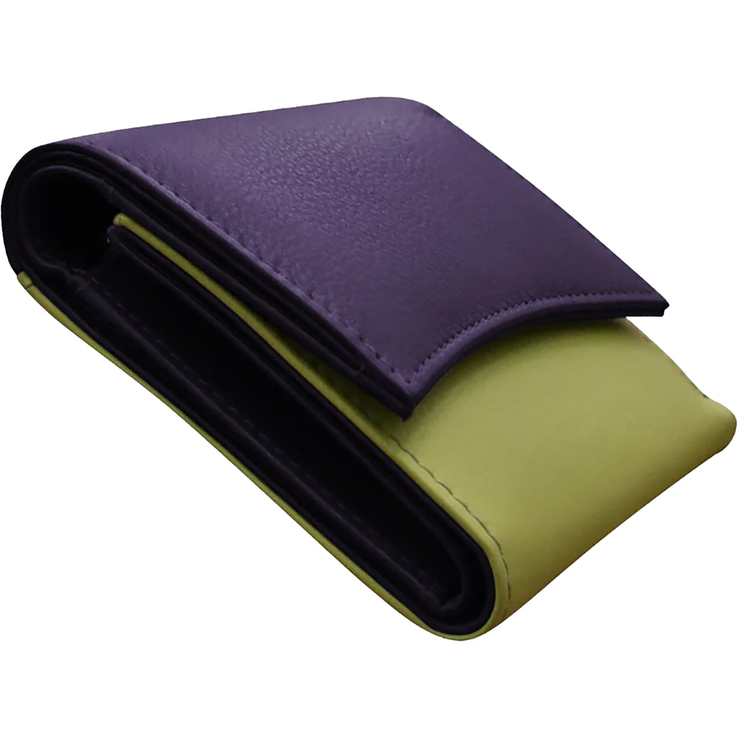 Ili new york ili New York Two Tone Pocket Wallet Purple/Pear Purple/Pear