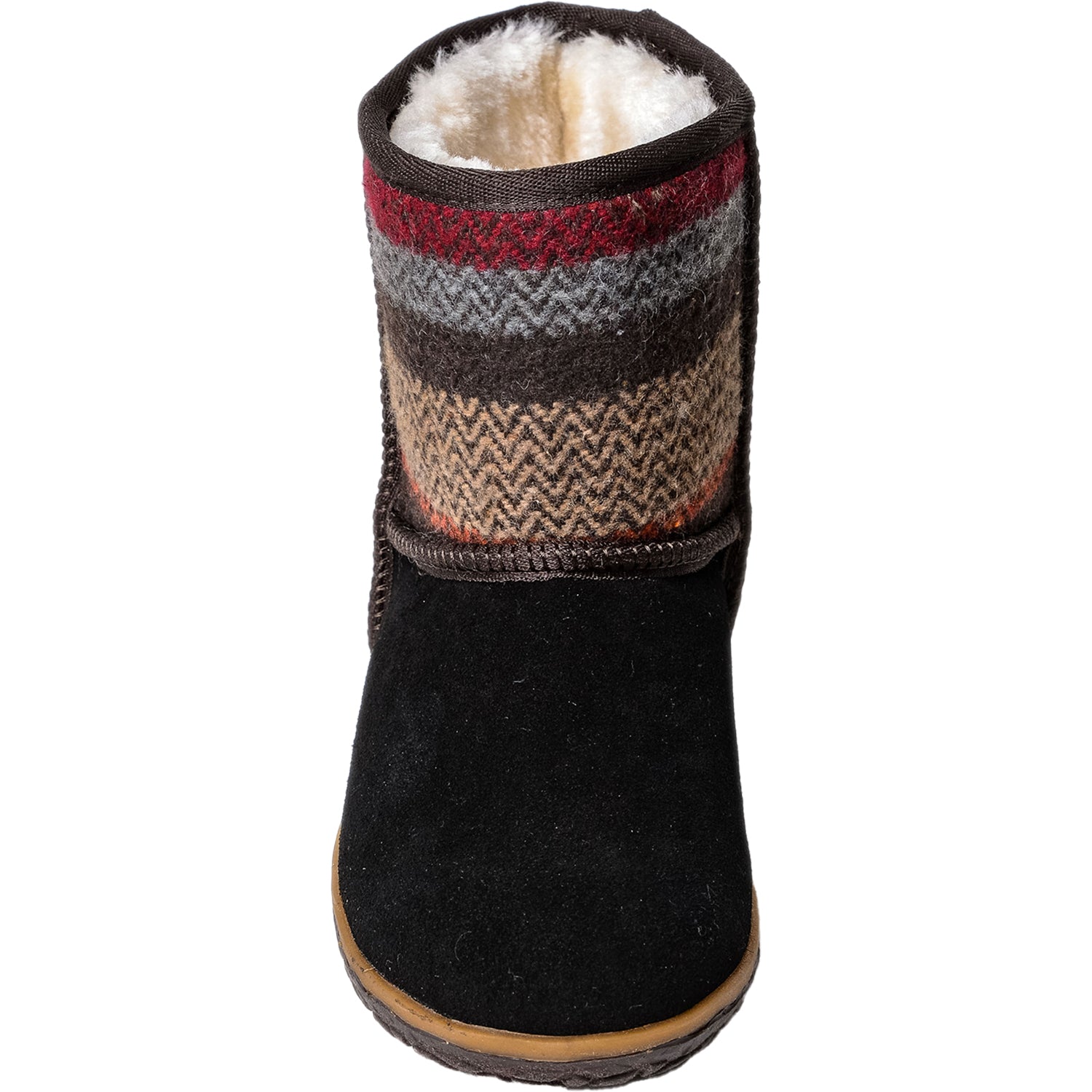 Womens Minnetonka Women's Minnetonka Tali Black Multi Suede Black Multi Suede