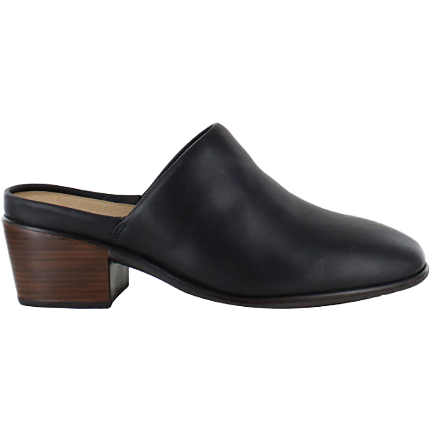 Womens Naot Women's Naot Dedicate Jet Black Leather Jet Black