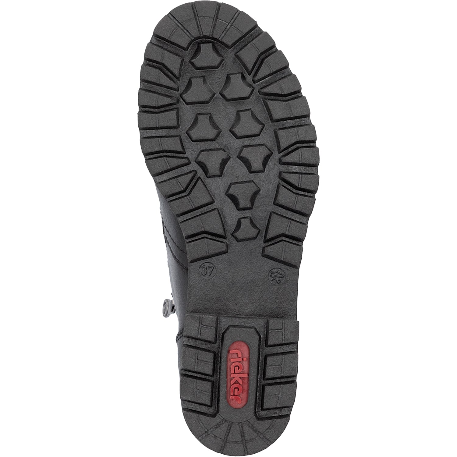 Womens Rieker Women's Rieker 78556-00 Black/Black Leather Black/Black Leather
