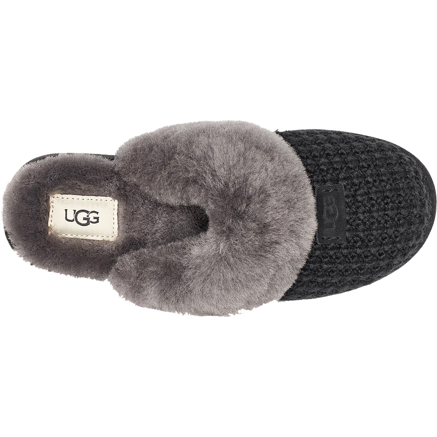 Womens Ugg Women's UGG Cozy Black Knit Fabric Black Knit Fabric