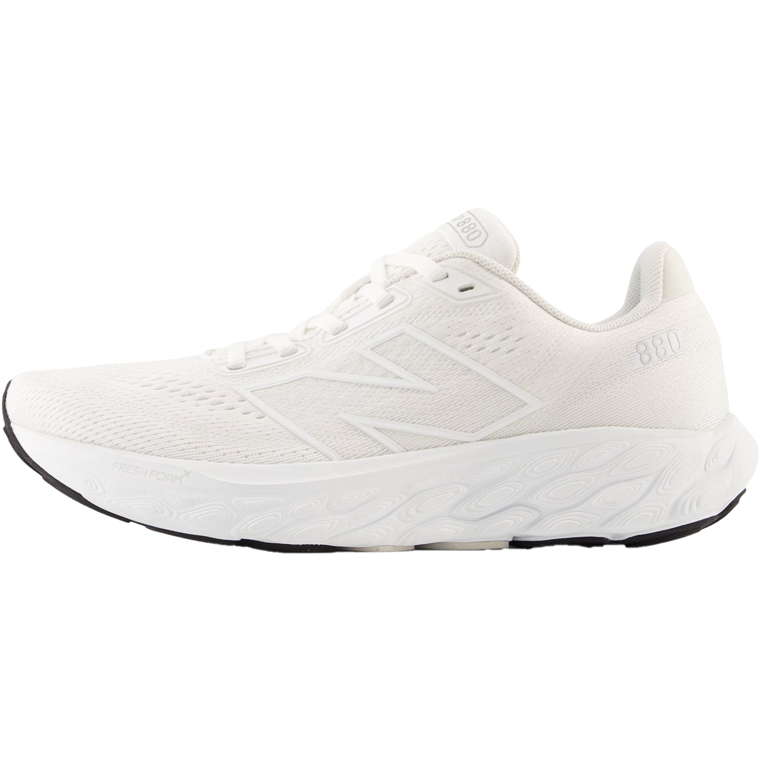 Womens New balance Women's New Balance W880W14 Fresh Foam X 880v14 White/Silver Metallic Mesh White/Silver Metallic Mesh