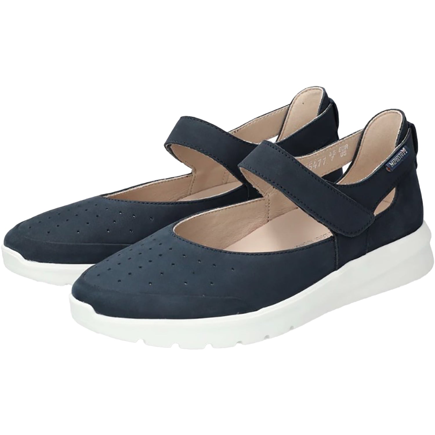 Womens Mephisto Women's Mephisto Marsia Jeans Blue Nubuck Jeans Blue Nubuck