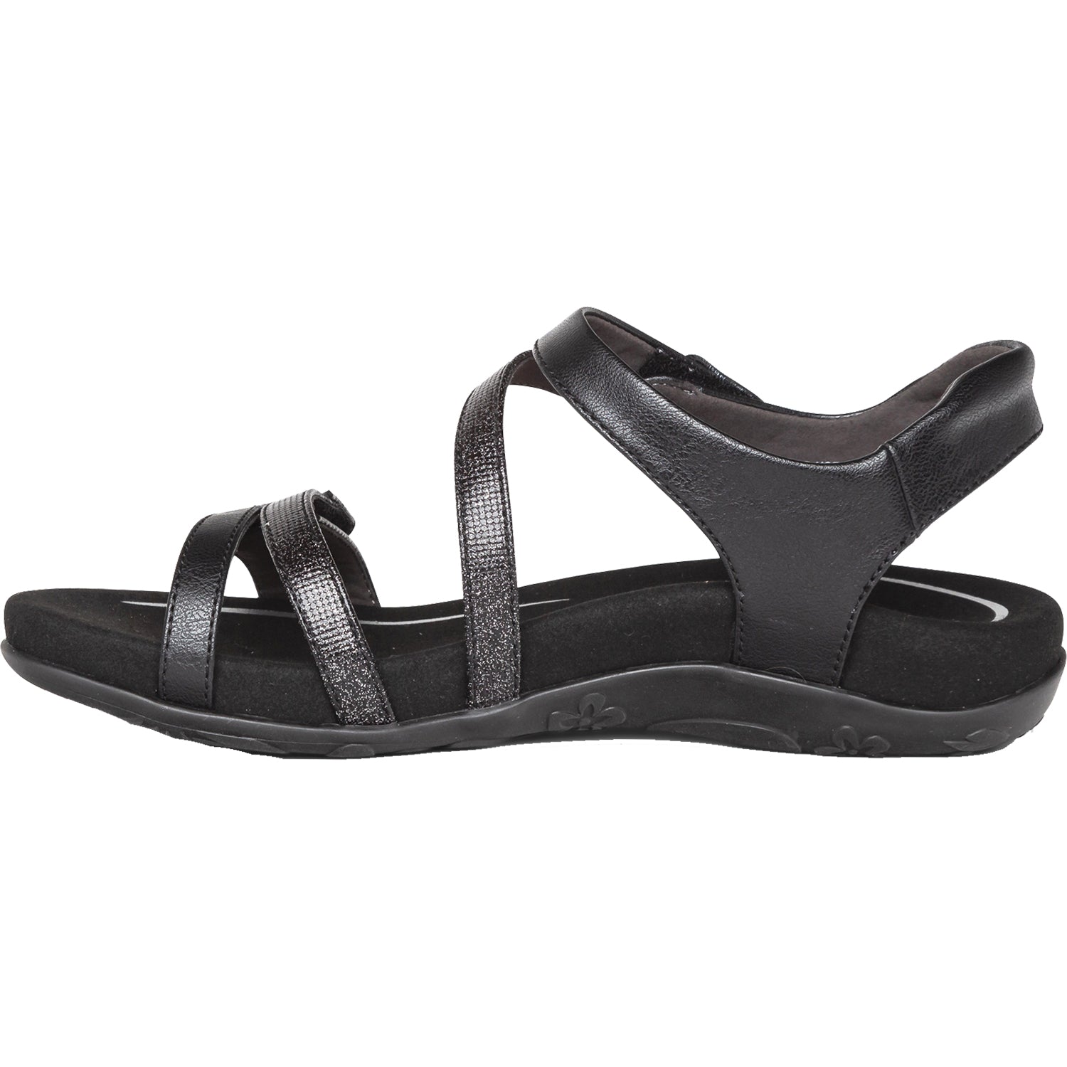 Womens Aetrex Women's Aetrex Jess Black Synthetic Black Synthetic