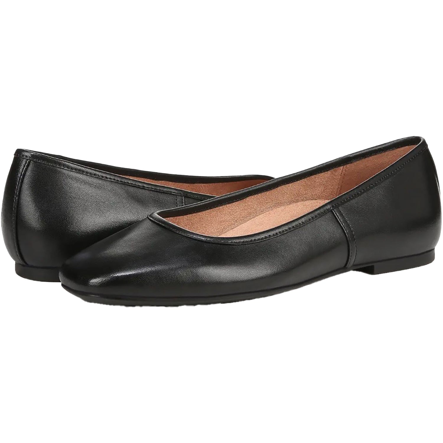 Womens Vionic Women's Vionic Orinda Black Leather Black Leather