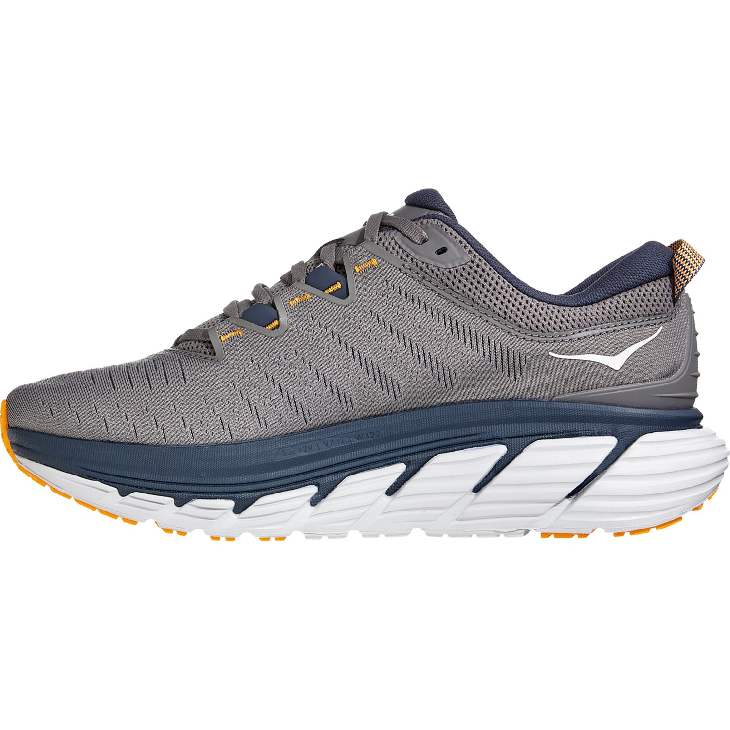 Mens Hoka one one Men's Hoka One One Gaviota 3 Charcoal Grey/Ombre Blue Mesh Charcoal Grey/Ombre Blue Mesh