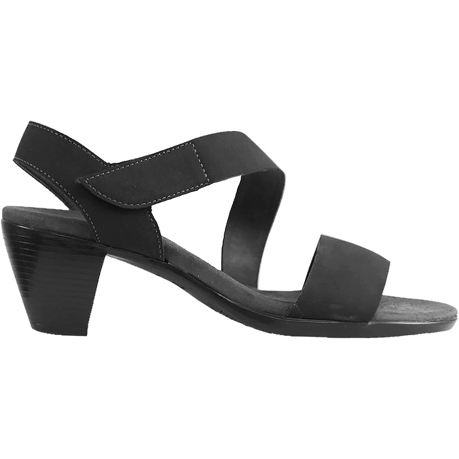 Womens Munro Women's Munro Lucia Black Nubuck Black Nubuck