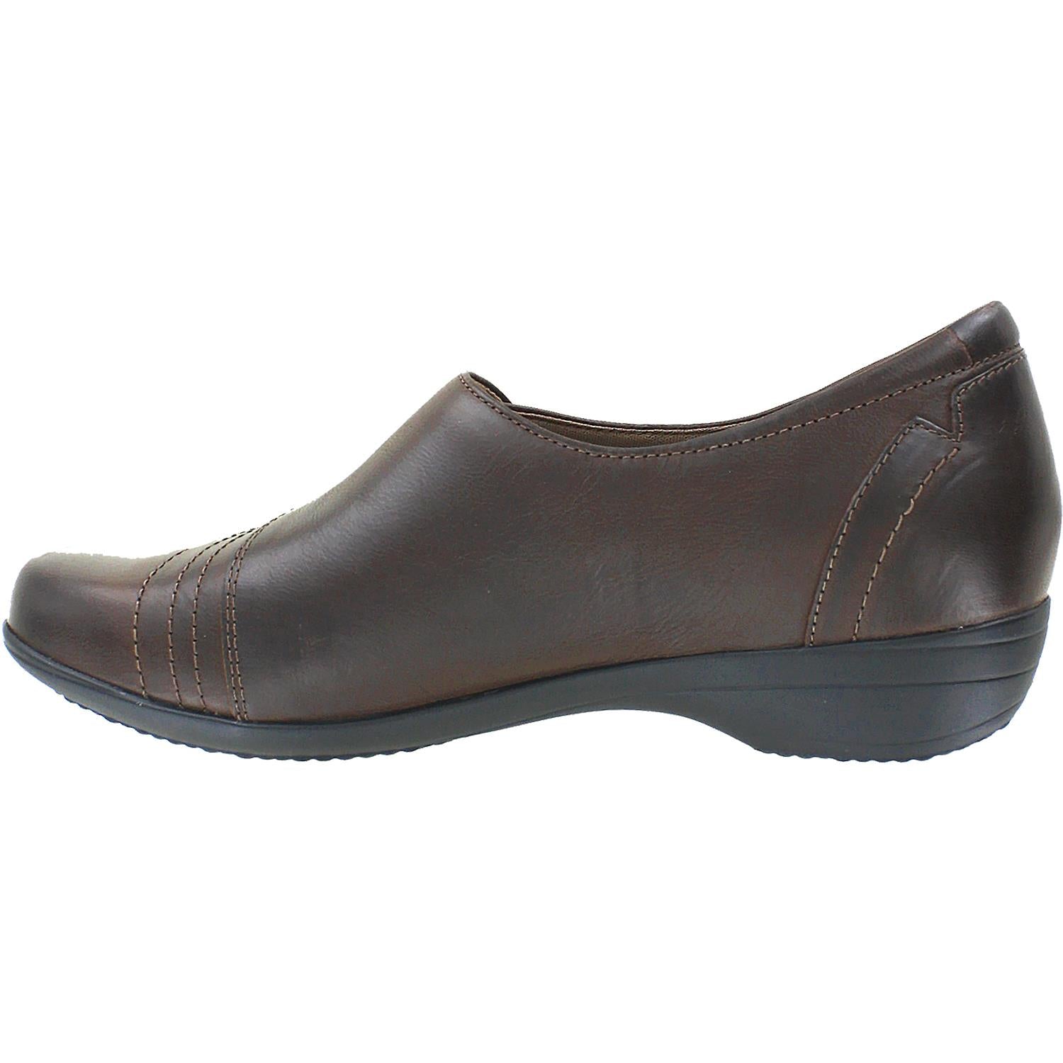 Womens Dansko Women's Dansko Franny Chocolate Burnished Calf Leather Chocolate Burnished Calf Leather