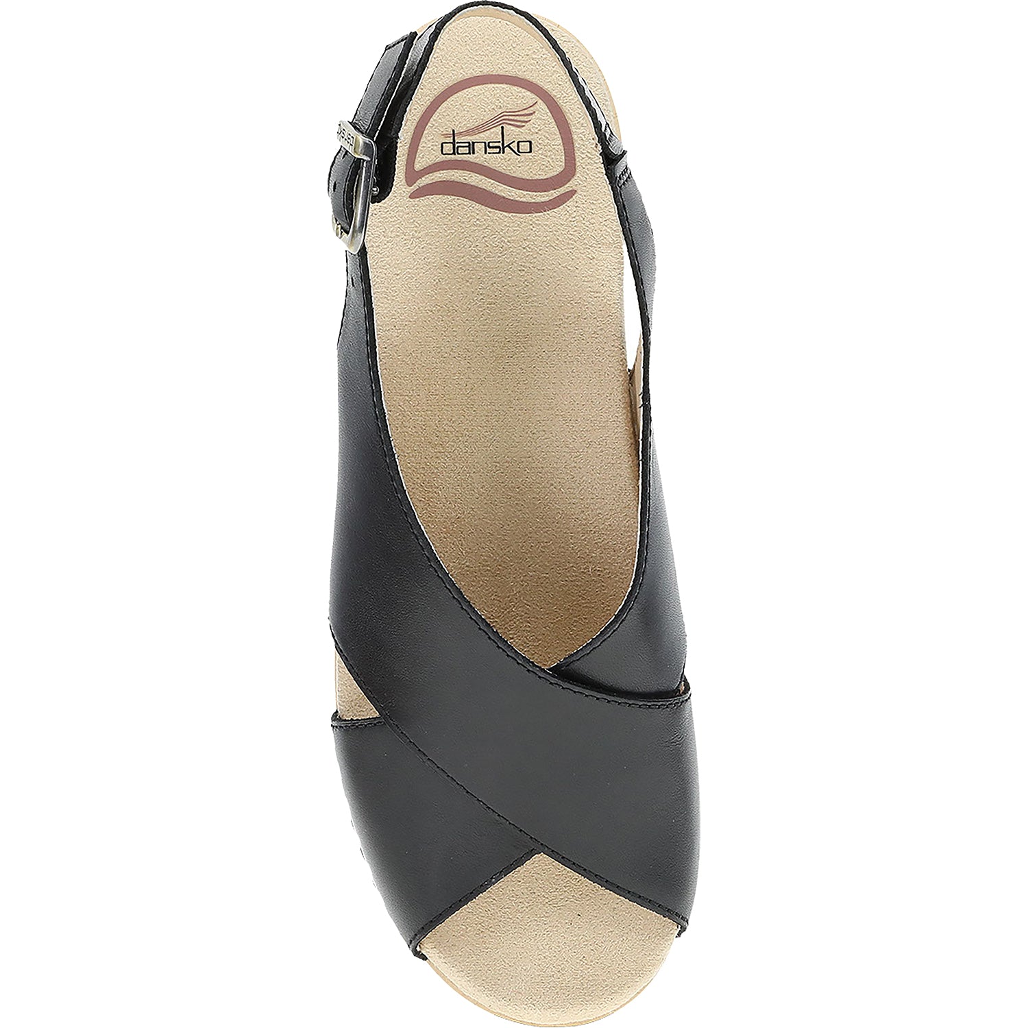 Womens Dansko Women's Dansko Sloane Black Calf Leather Black Calf Leather