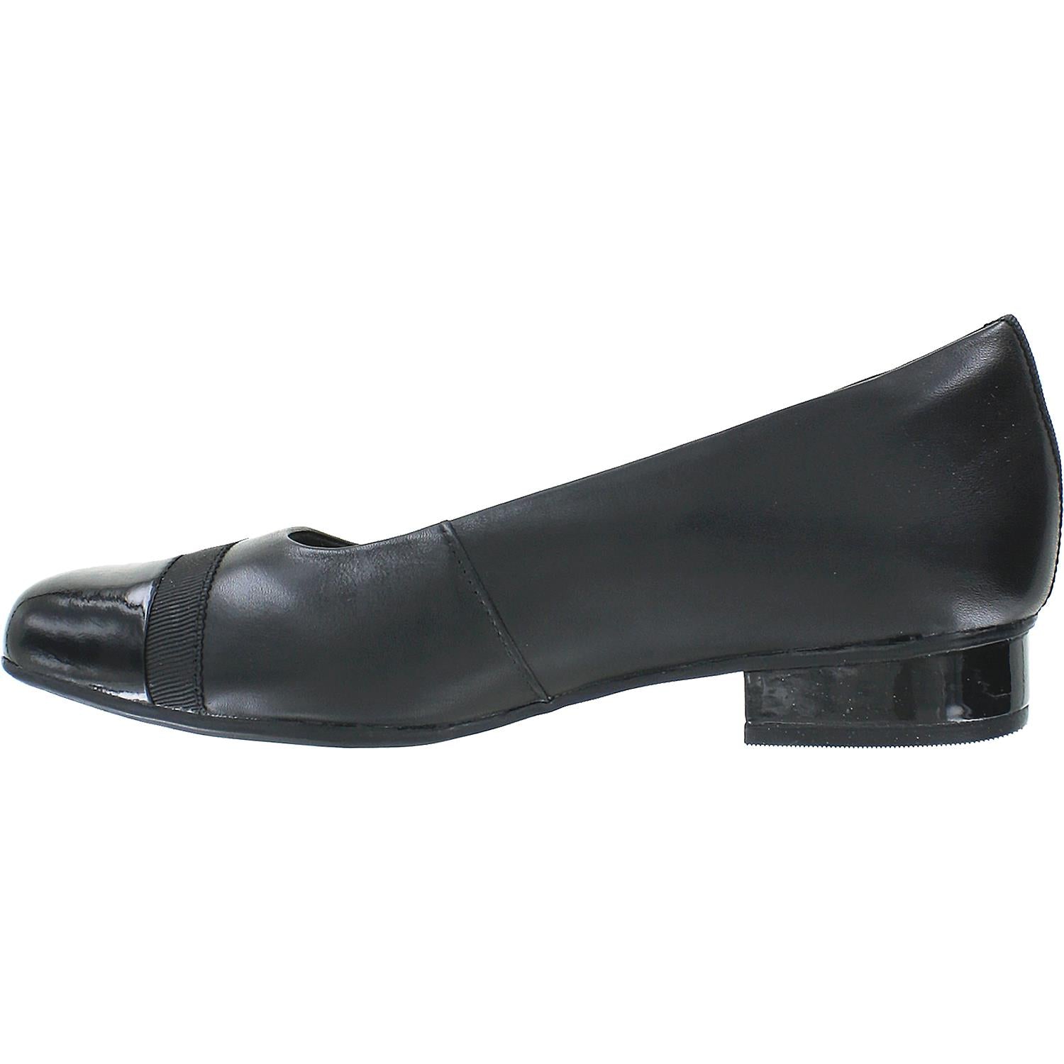 Womens Clarks Women's Clarks Keesha Rosa Black Leather Black Leather