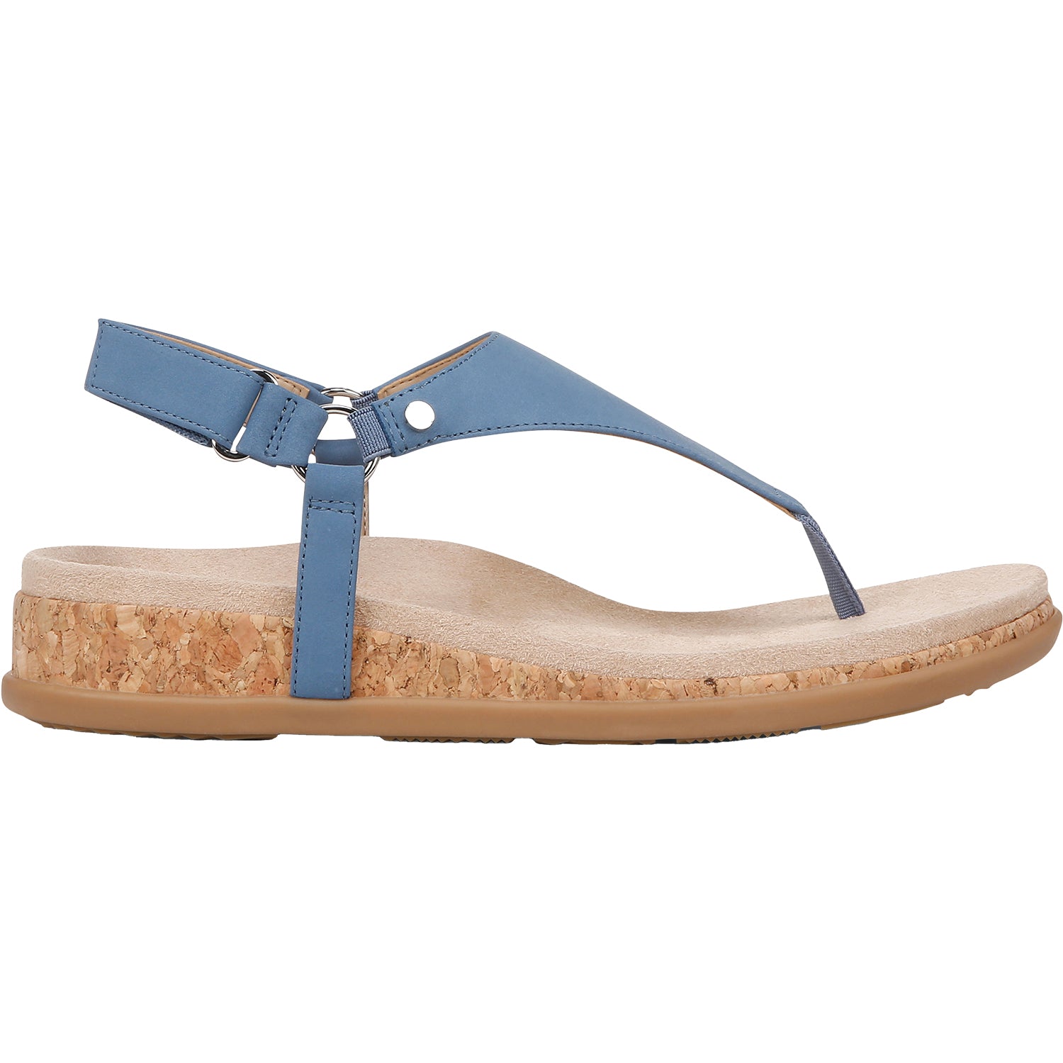 Womens Vionic Women's Vionic Kirra II Captains Blue Leather Captains Blue Leather