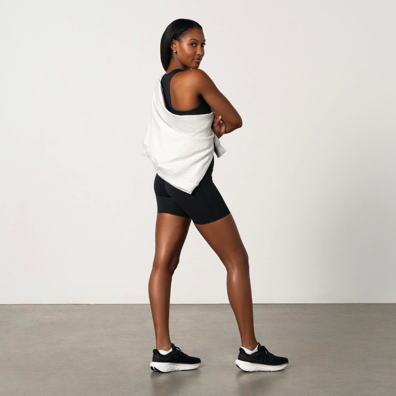 Womens New balance Women's New Balance Fresh Foam X W1080K13 Black/White Mesh Black/White Mesh