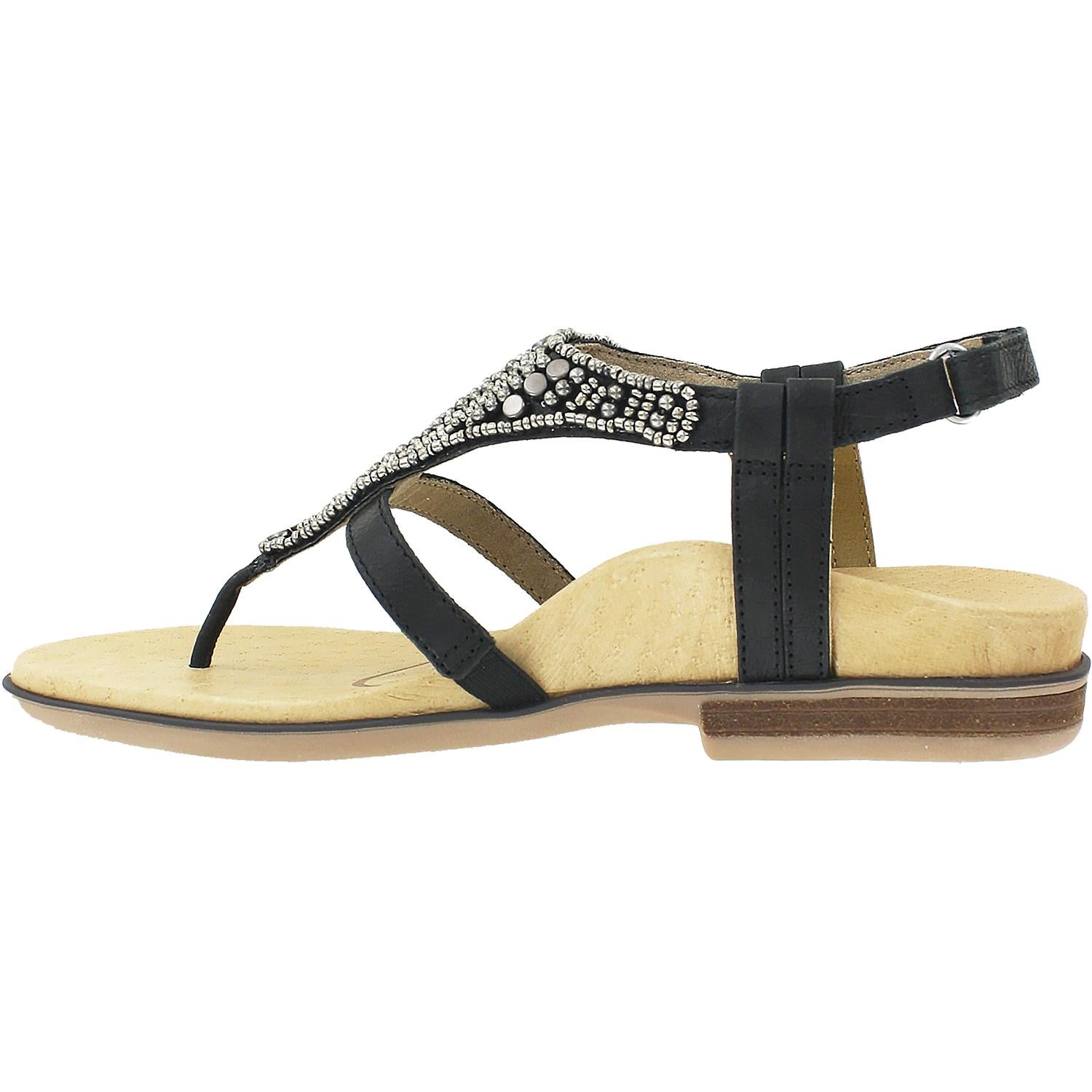 Womens Aetrex Women's Aetrex Sheila Black/Beige Leather Black/Beige Leather