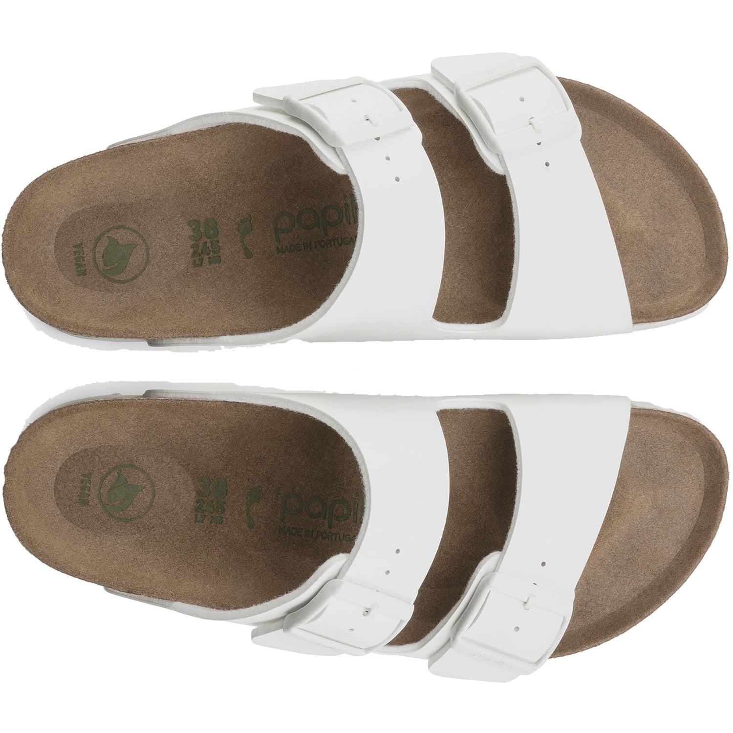Womens Birkenstock Women's Birkenstock Papillio Arizona Platform Vegan White Birko-Flor White Birko-Flor