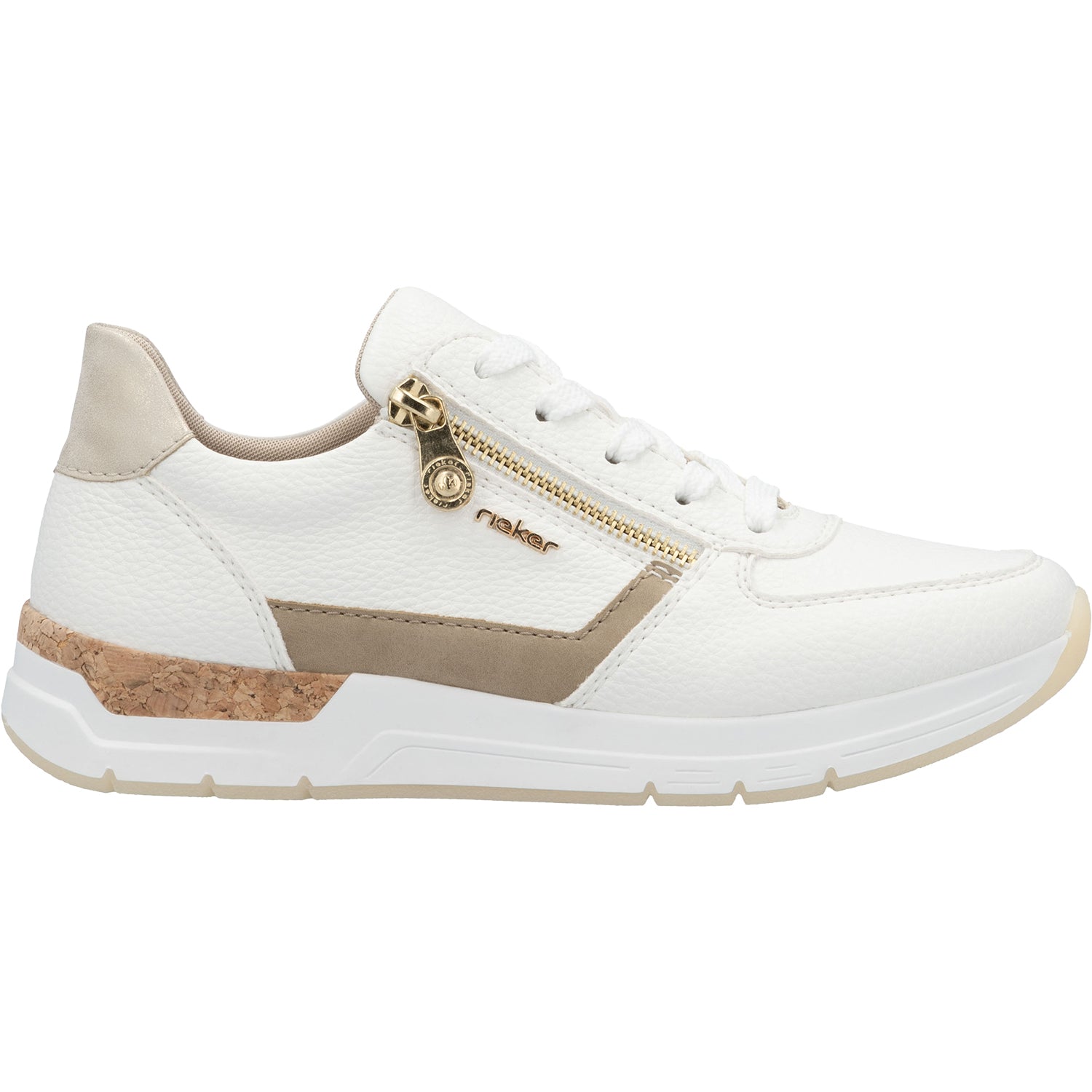 Womens Rieker Women's Rieker 58902-80 Weiss/Porzellan/Muschel Synthetic Weiss/Porzellan/Muschel Synthetic