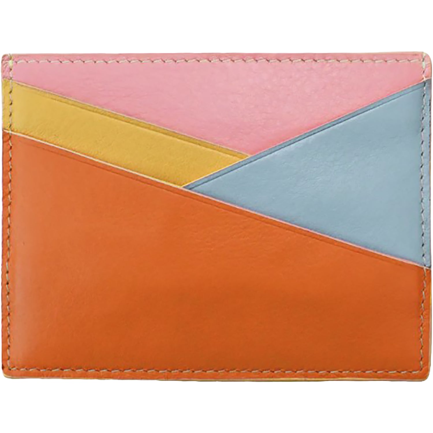 Ili new york Ili New York Asymmetric Card Case Pink Rainbow Pink Rainbow