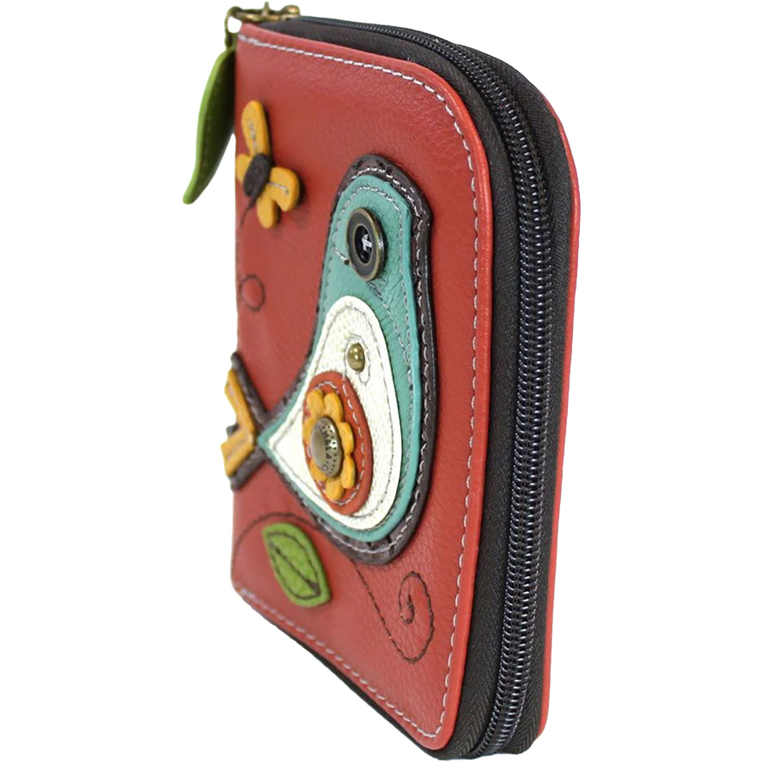 Unisex Chala Chala Zip-Around Wallet Bird Brickered Bird Brickered