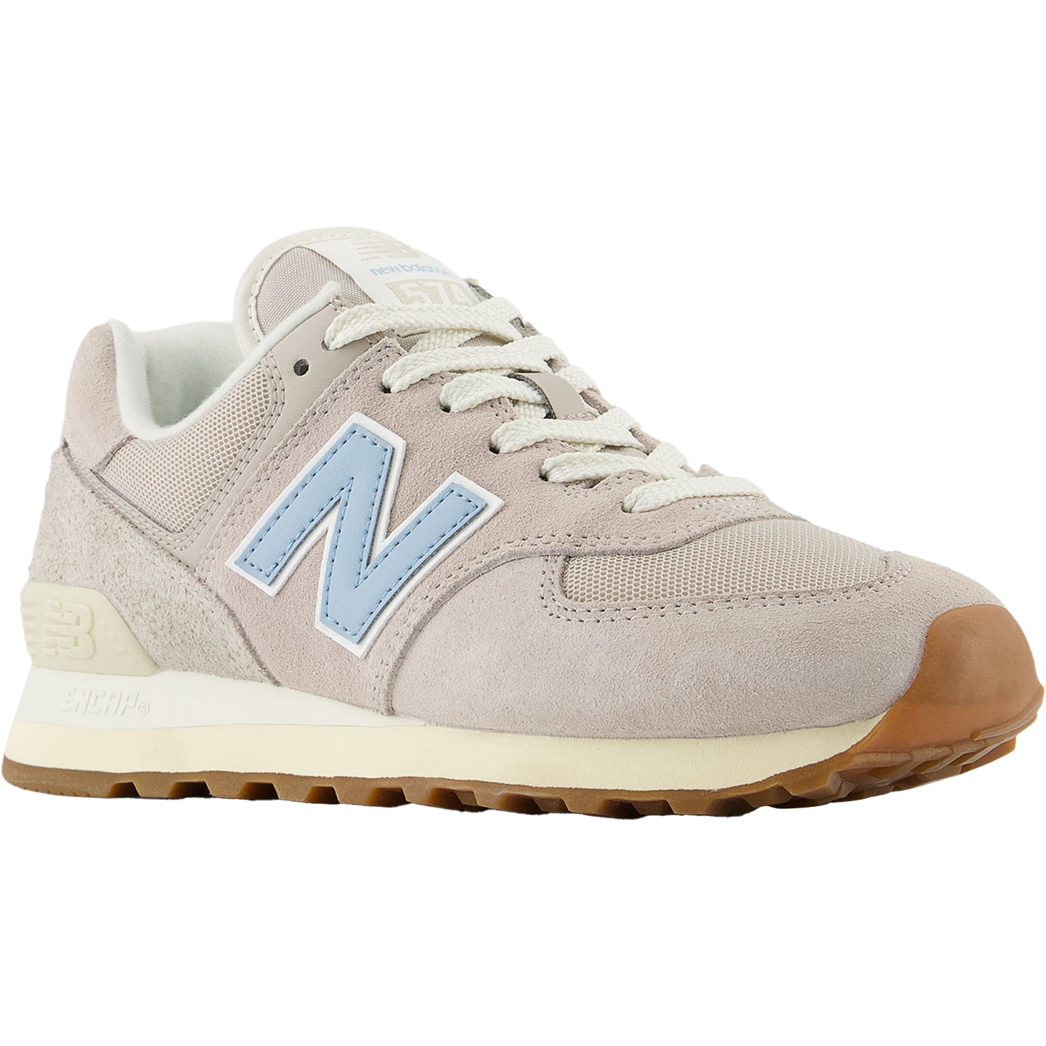 Womens New balance Women's New Balance WL574GQ2 Moonrock/Chrome Blue/Sea Salt Suede Moonrock/Chrome Blue/Sea Salt Suede