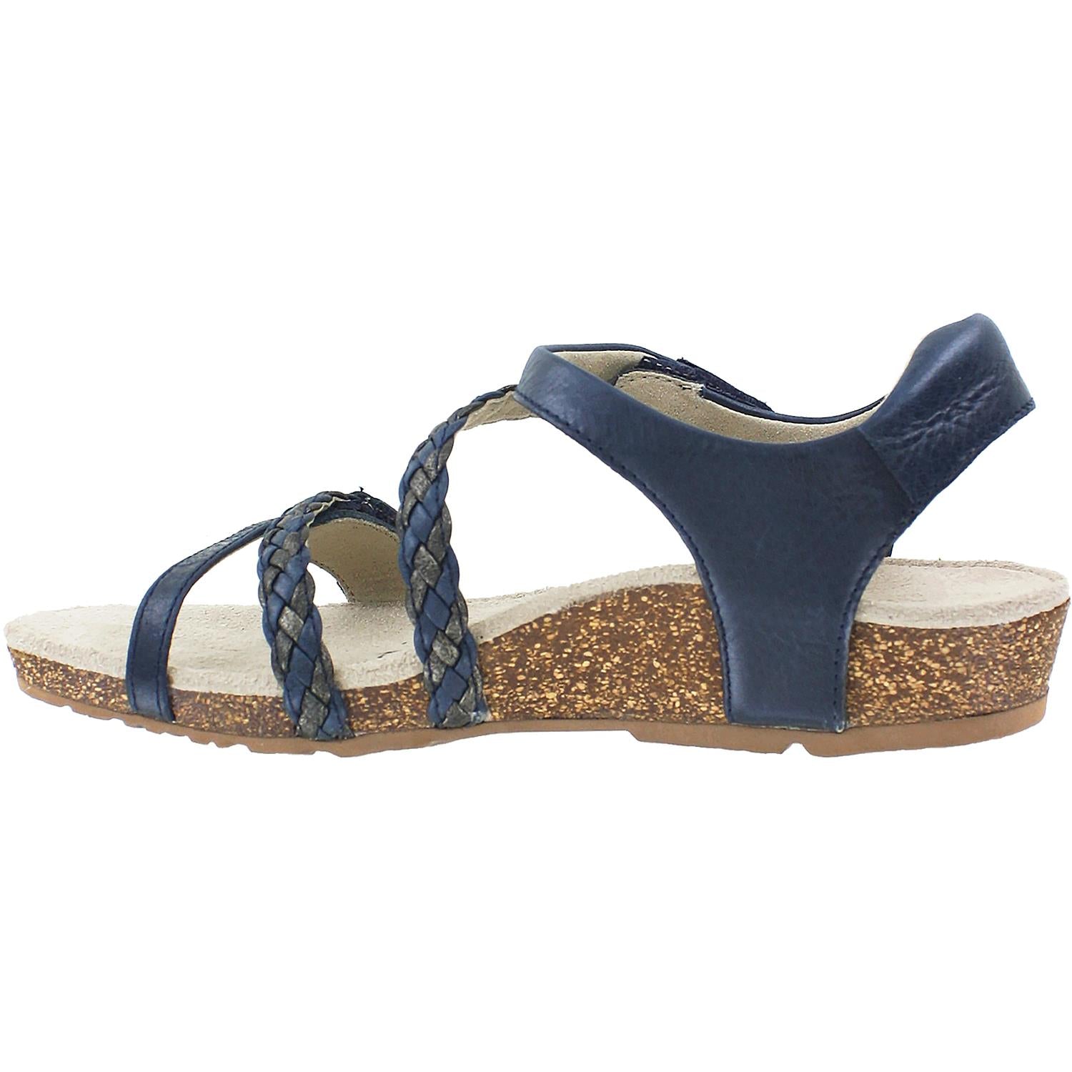 Womens Aetrex Women's Aetrex Jillian Navy Leather Navy Leather
