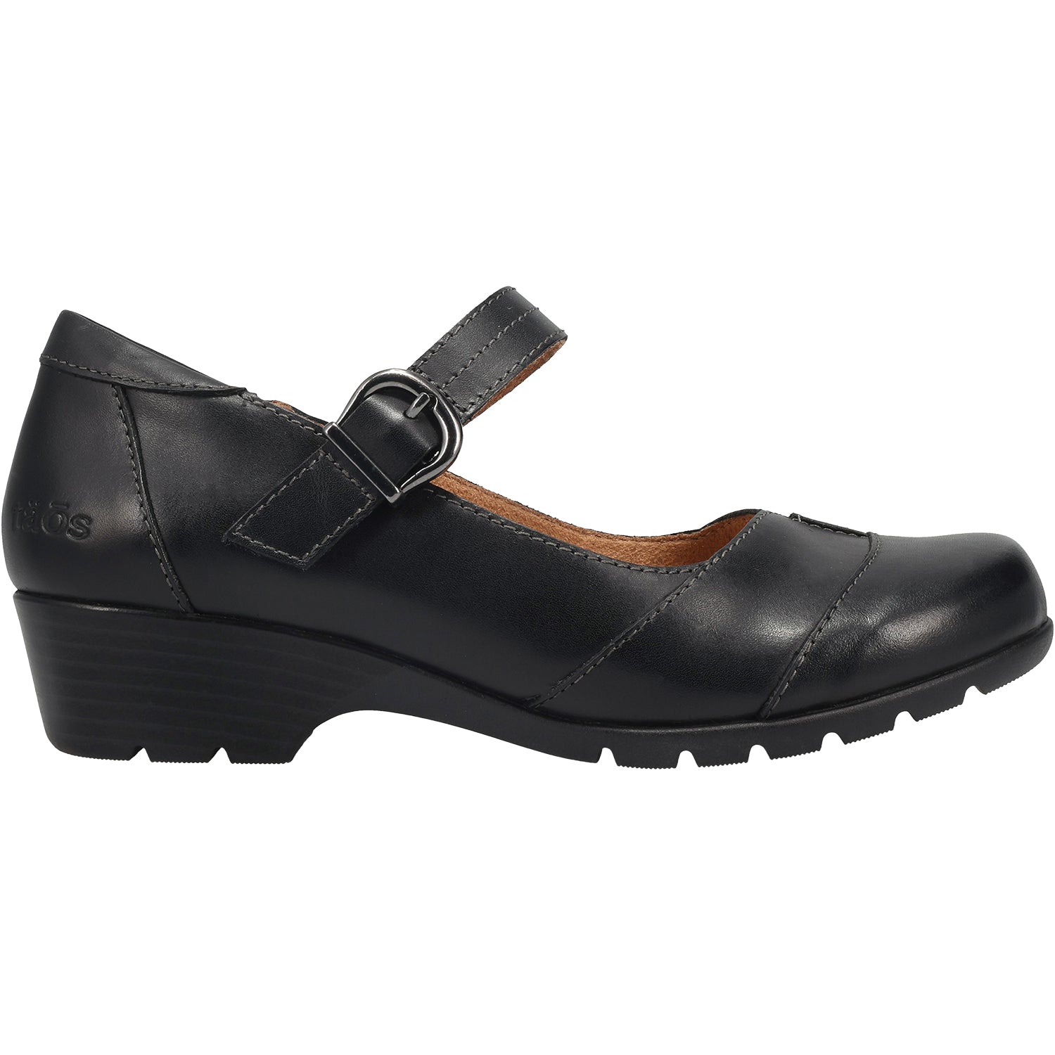Womens Taos Women's Taos Routine Black Leather Black Leather