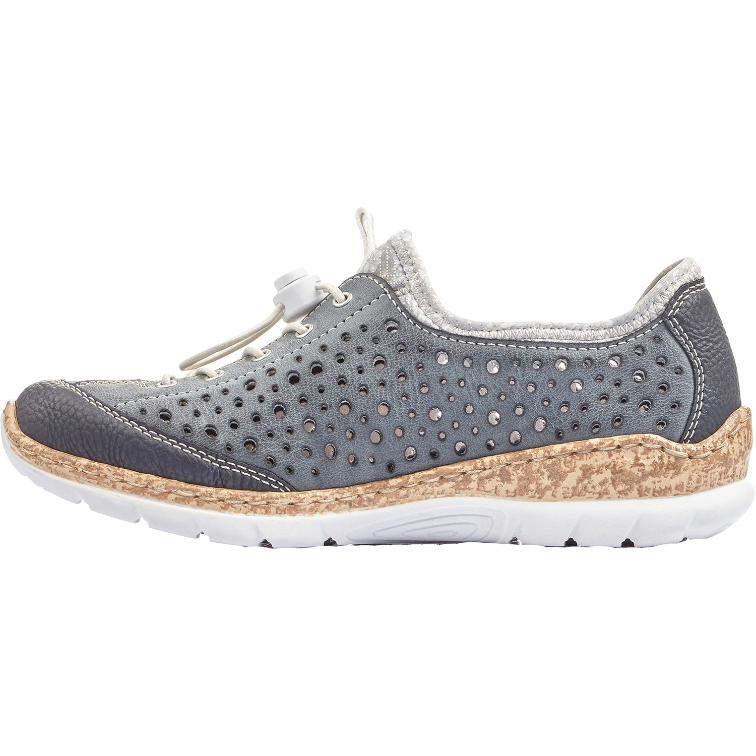 Womens Rieker Women's Rieker N42P6-14 Nikita P6 Pazific/Atlantic/Argento Synthetic Pazific/Atlantic/Argento Synthetic