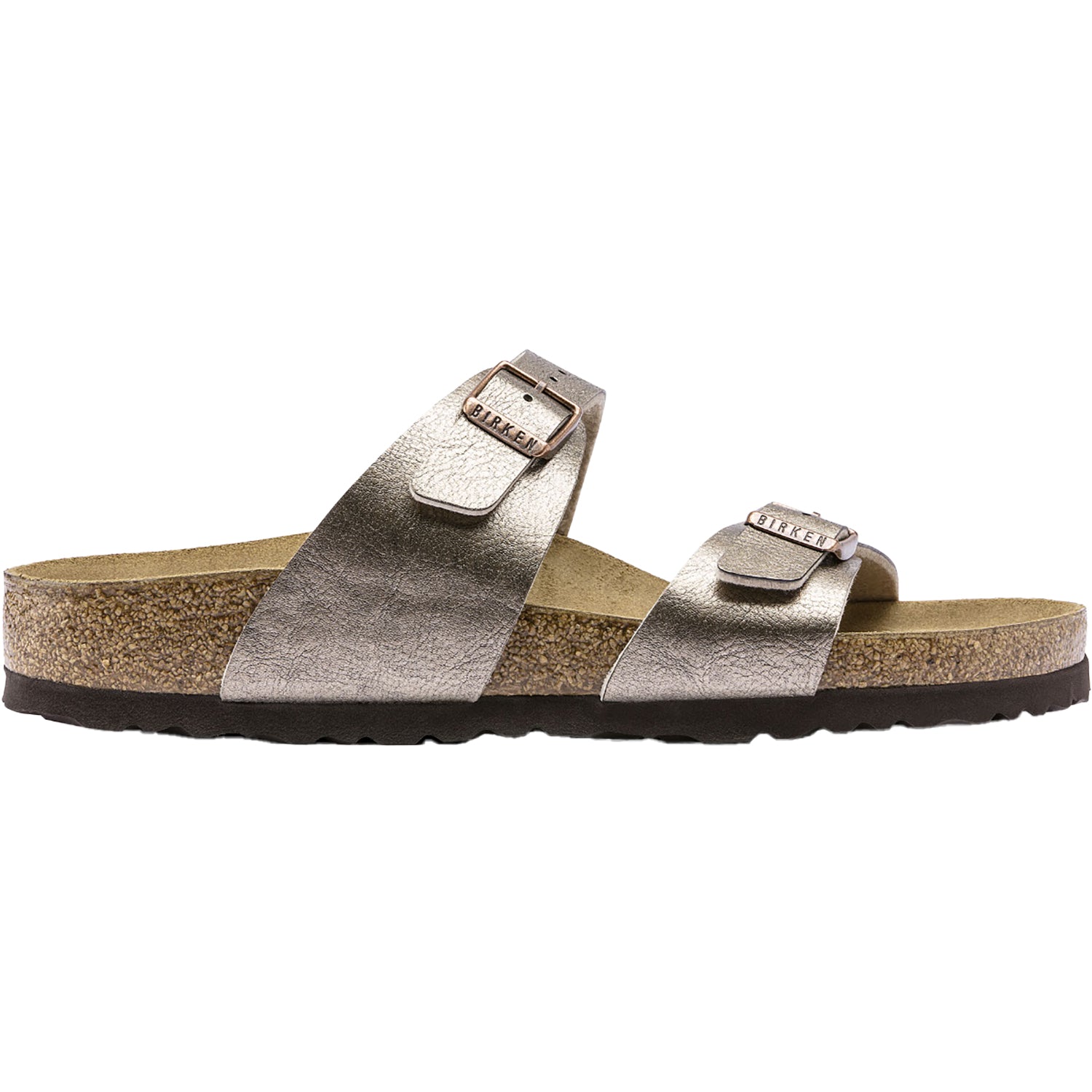 Womens Birkenstock Women's Birkenstock Sydney Graceful Taupe Birko-Flor Graceful Taupe Birko-Flor