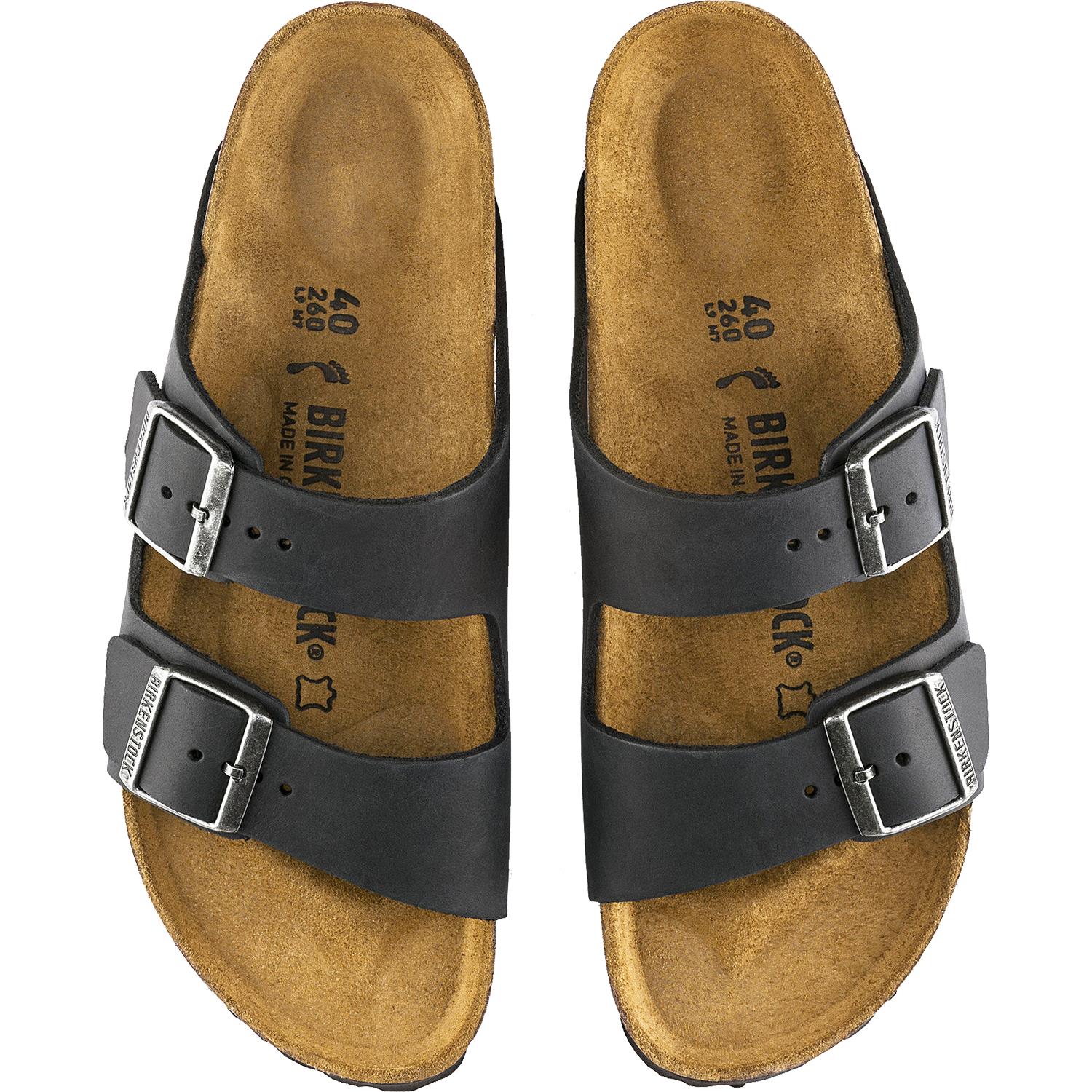 Unisex Birkenstock Unisex Birkenstock Arizona Black Oiled Leather Black Oiled Leather