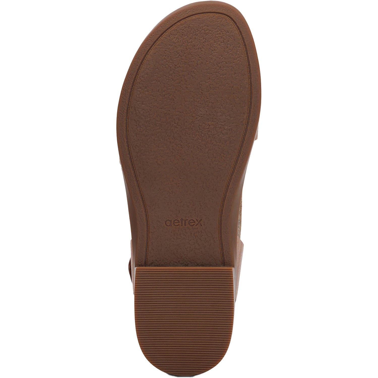 Womens Aetrex Women's Aetrex Claire Cognac Leather Cognac