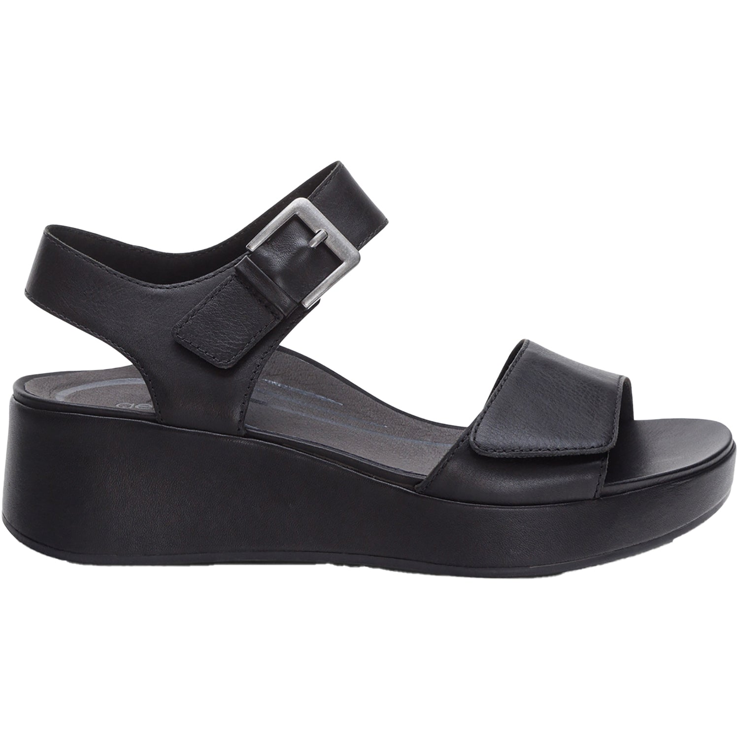 Womens Aetrex Women's Aetrex Ariel Black Leather Black
