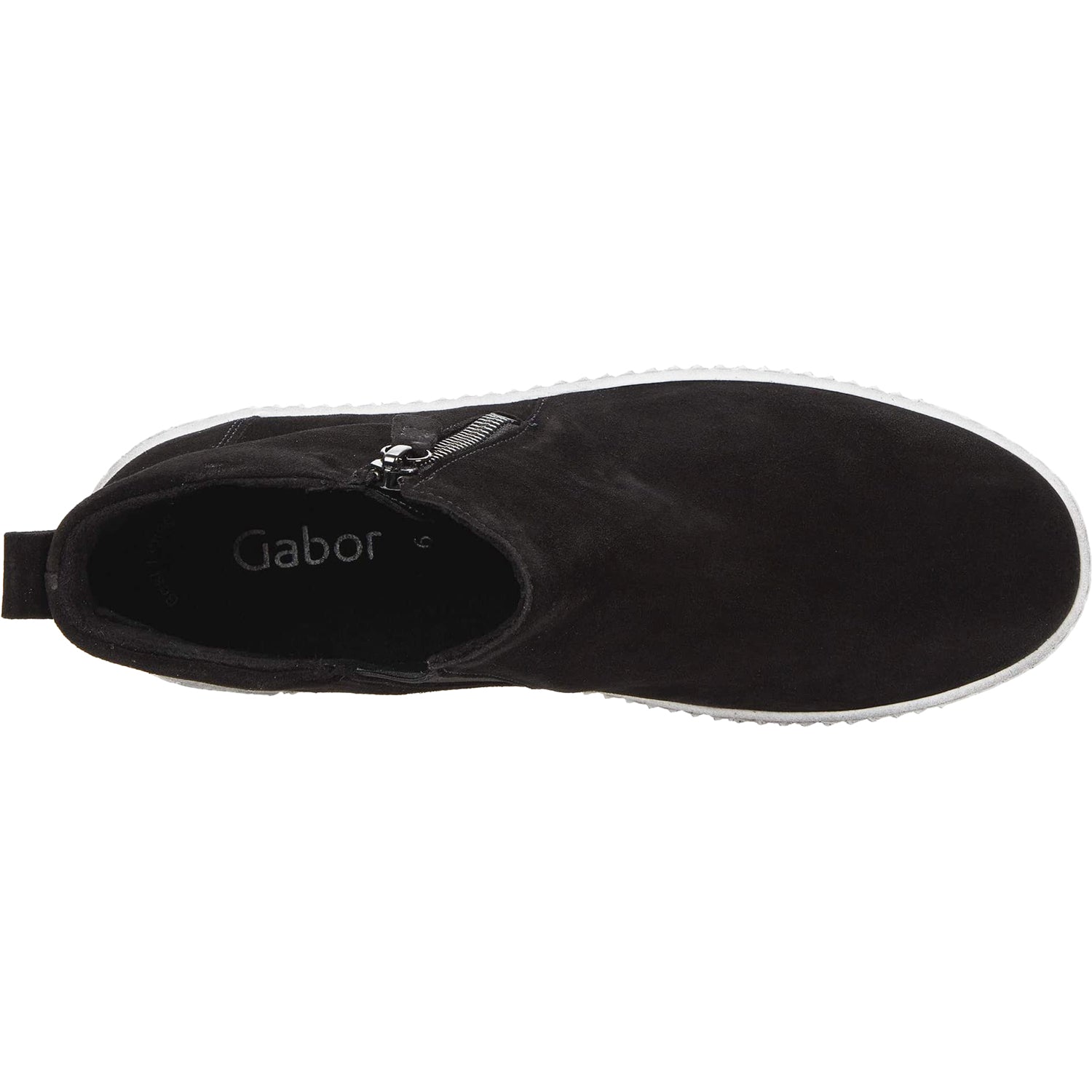 Womens Gabor Women's Gabor 53.730.17 Black Suede Black Suede