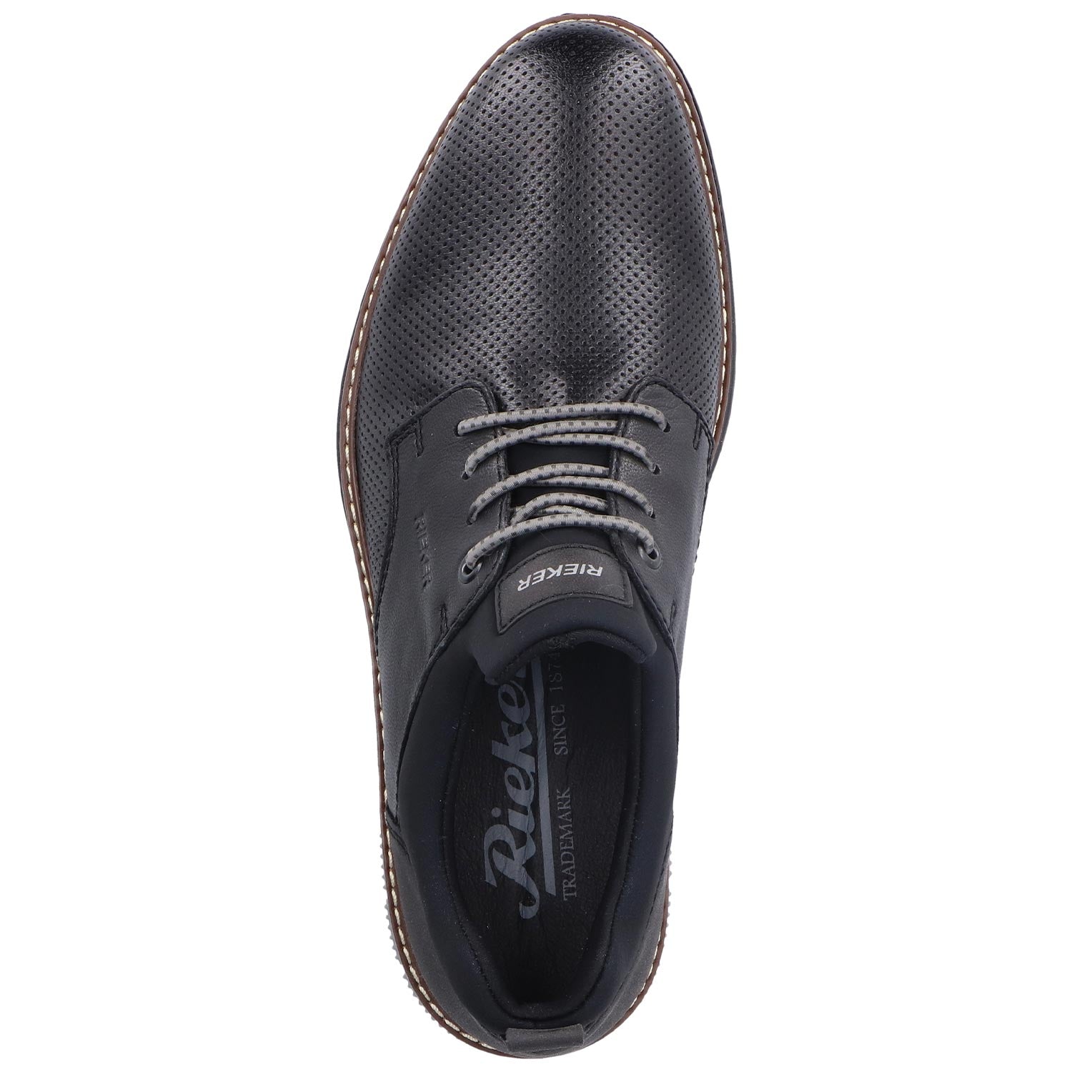 Mens Rieker Men's Rieker 14450-00 Dustin 50 Black Synthetic Black Synthetic
