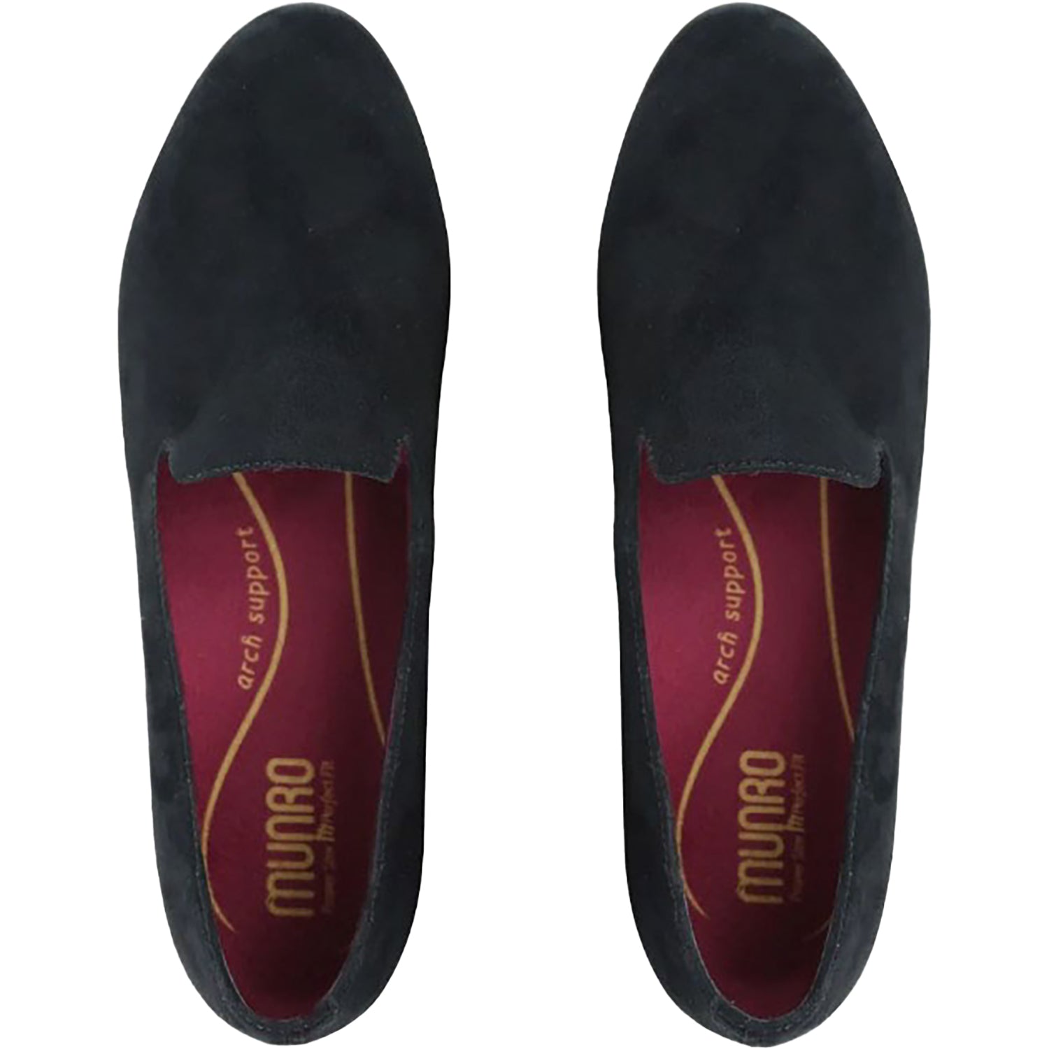 Womens Munro Women's Munro Elena Black Suede Black Suede