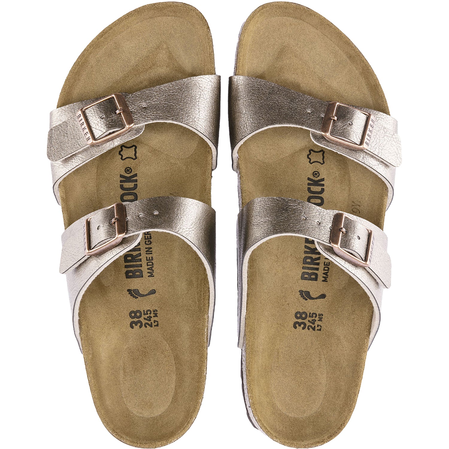 Womens Birkenstock Women's Birkenstock Sydney Graceful Taupe Birko-Flor Graceful Taupe Birko-Flor