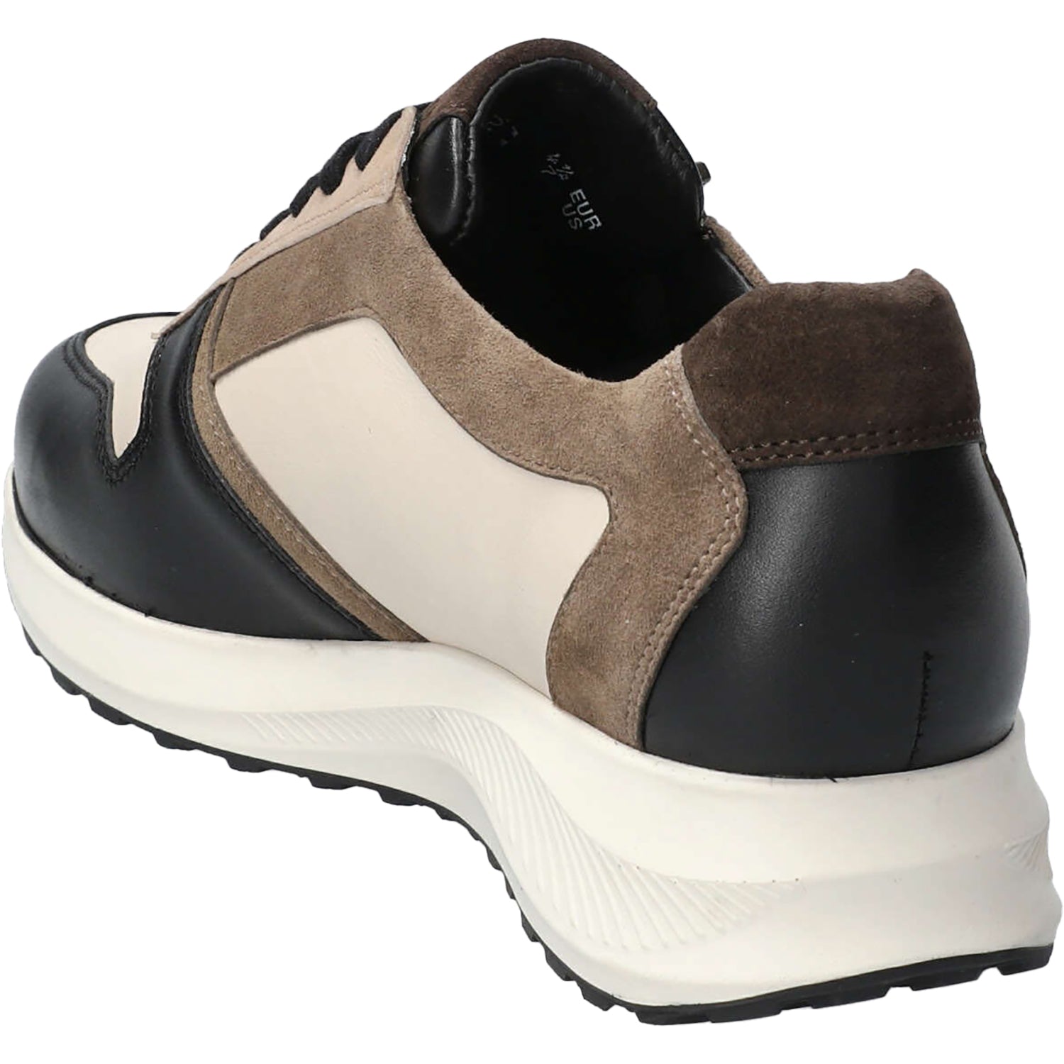 Womens Mephisto Women's Mephisto Kim Black/Fog Grained Leather Black/Fog