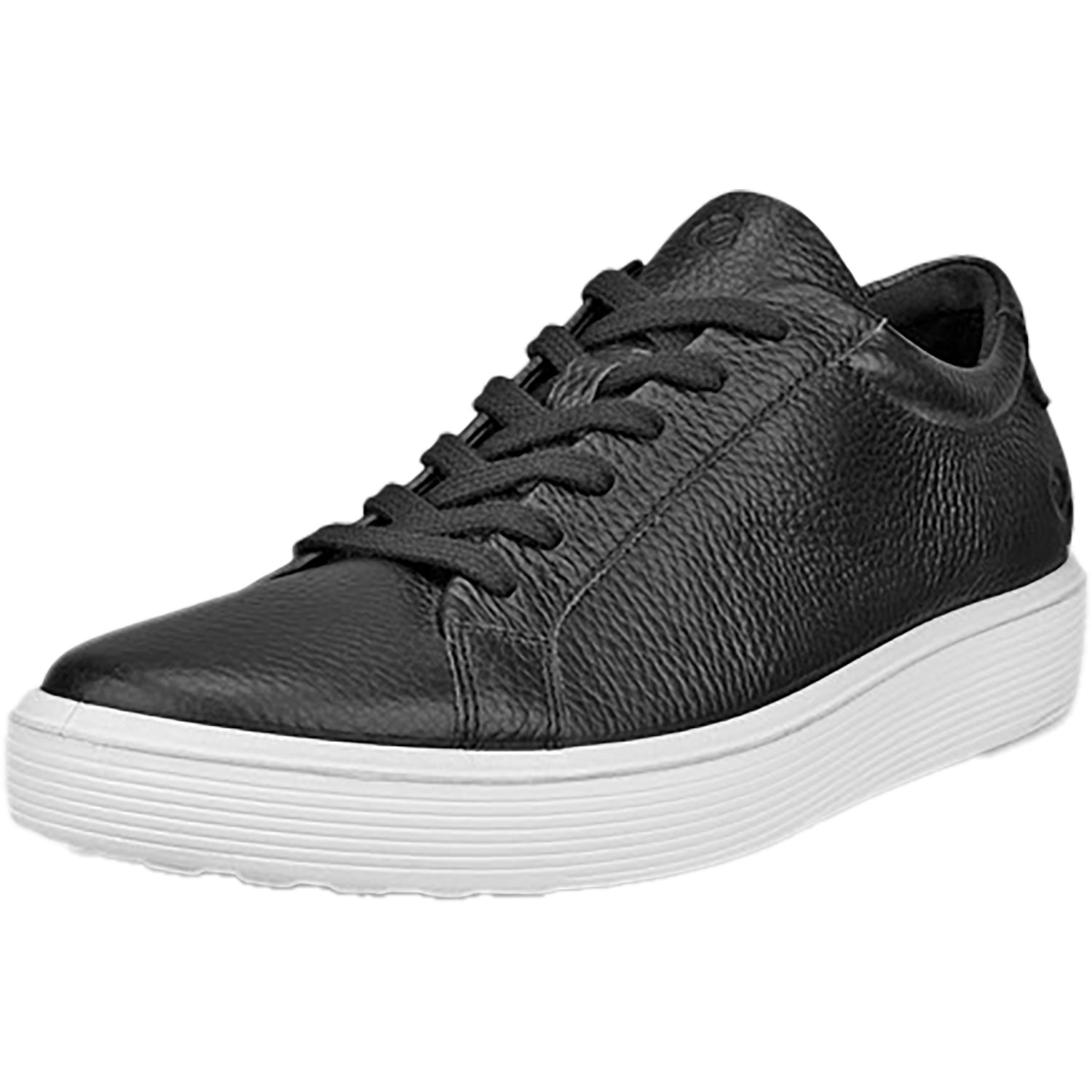 Womens Ecco Women's Ecco Soft 60 Sneaker Black Leather Black
