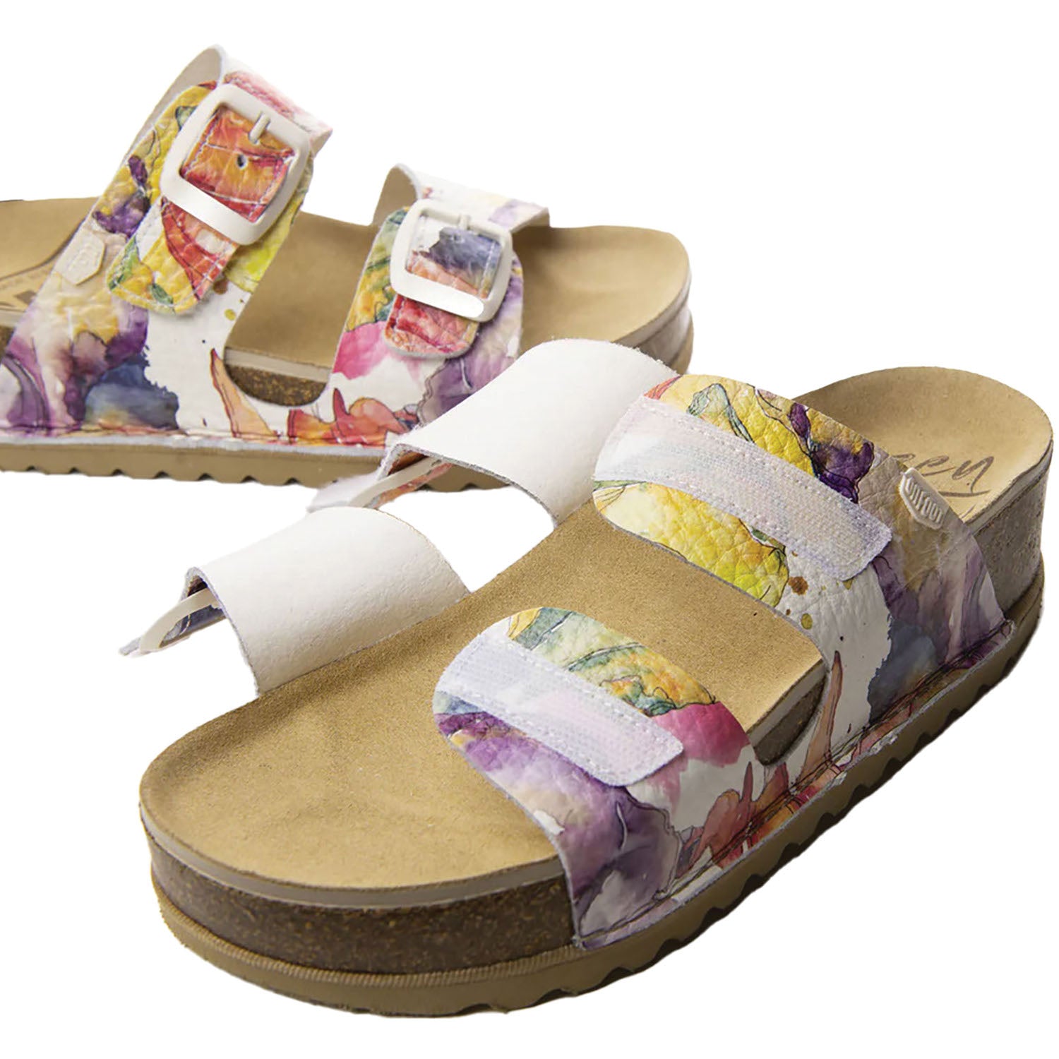 Womens On foot Women's On Foot 1110 Aurora Flowers Leather Flowers Leather