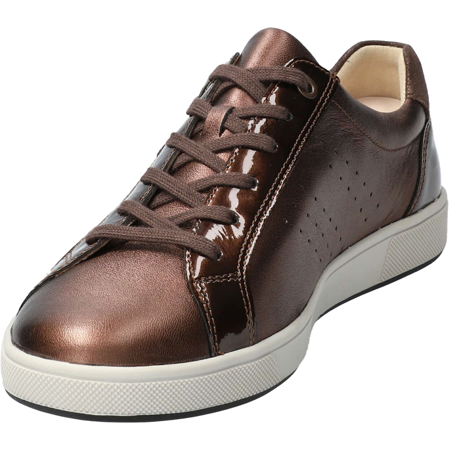 Womens Mephisto Women's Mephisto Nikita 1 Bronze Charm Grained Leather Bronze Charm Grained Leather