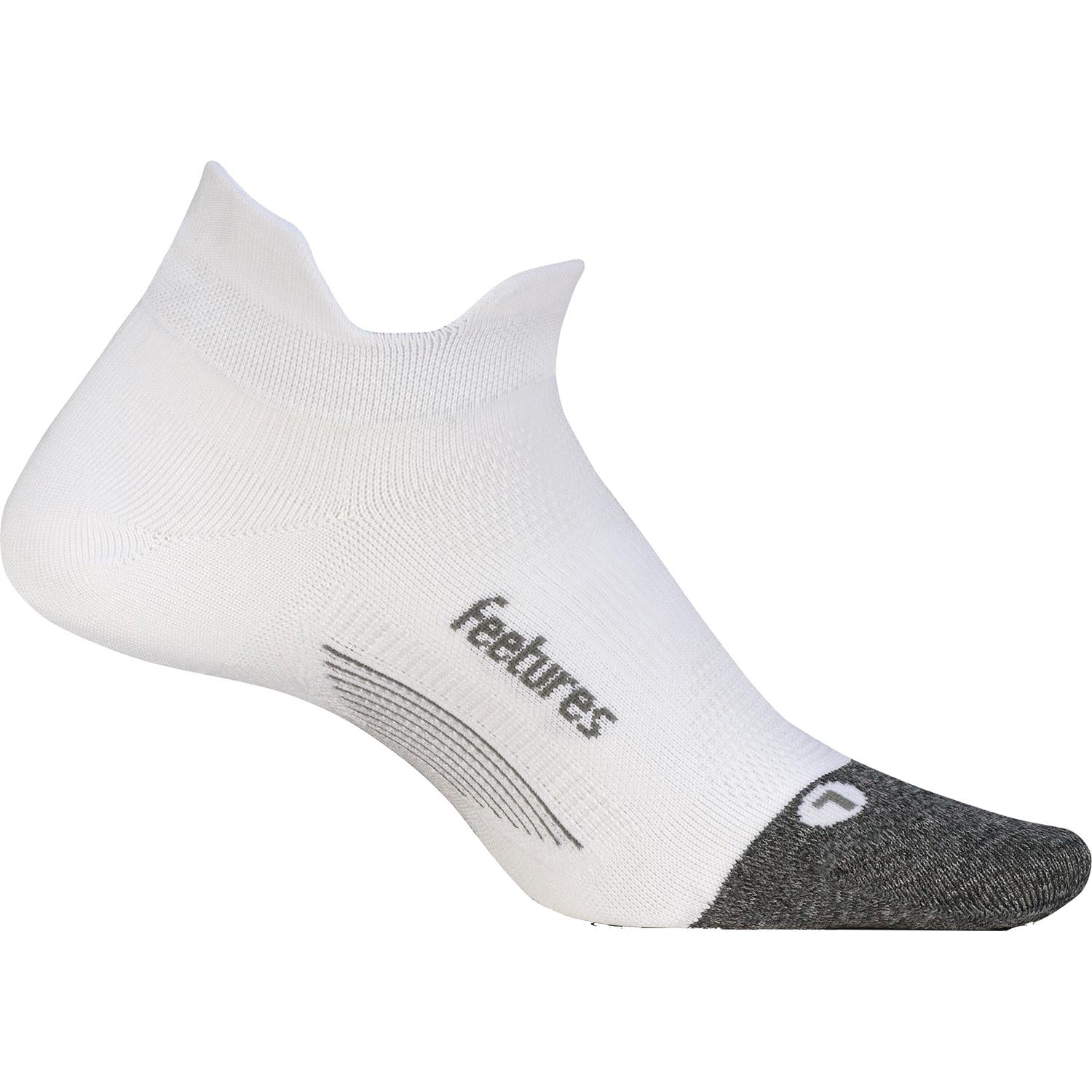 Unisex Feetures Unisex Feetures Elite Ultra Light No Show Tab Socks White White
