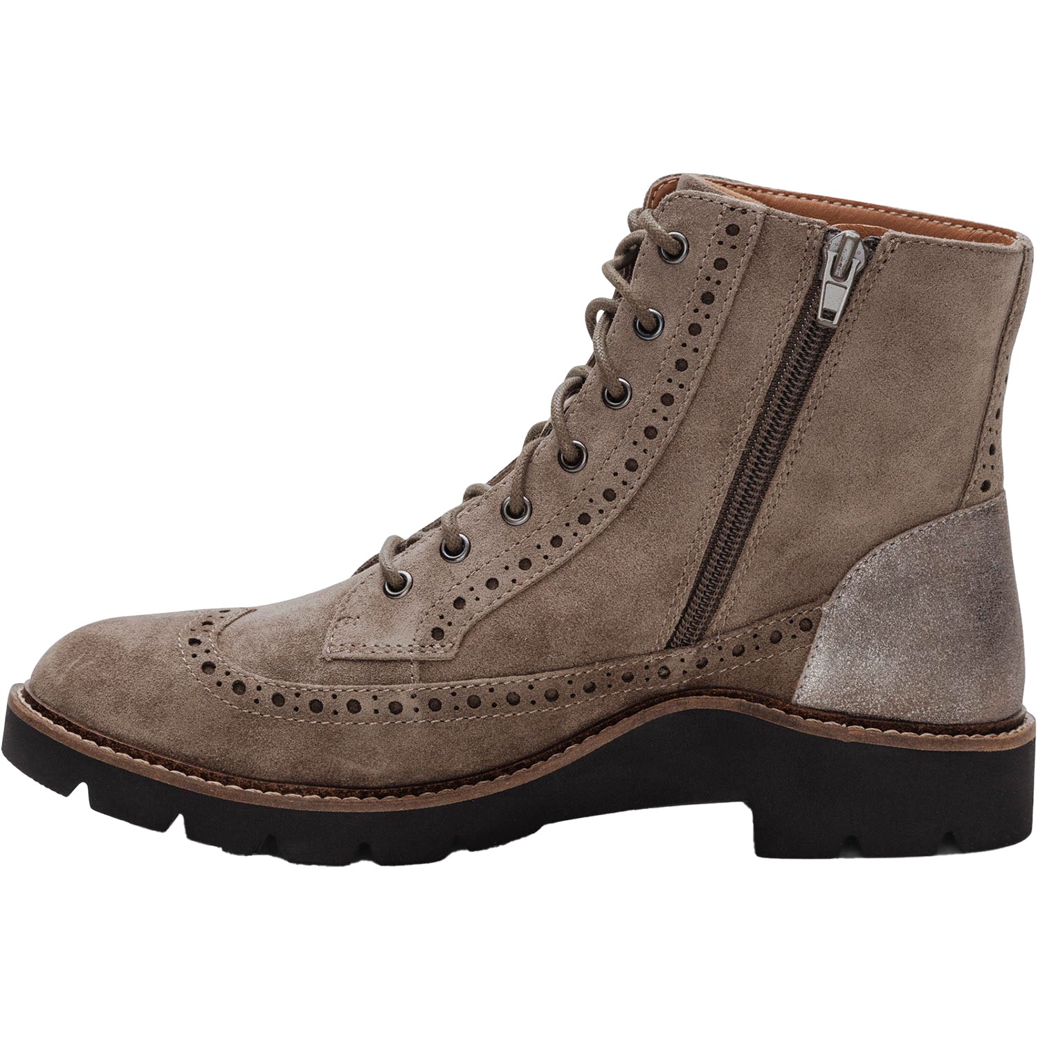 Womens Aetrex Women's Aetrex Margot Taupe Suede Taupe Suede