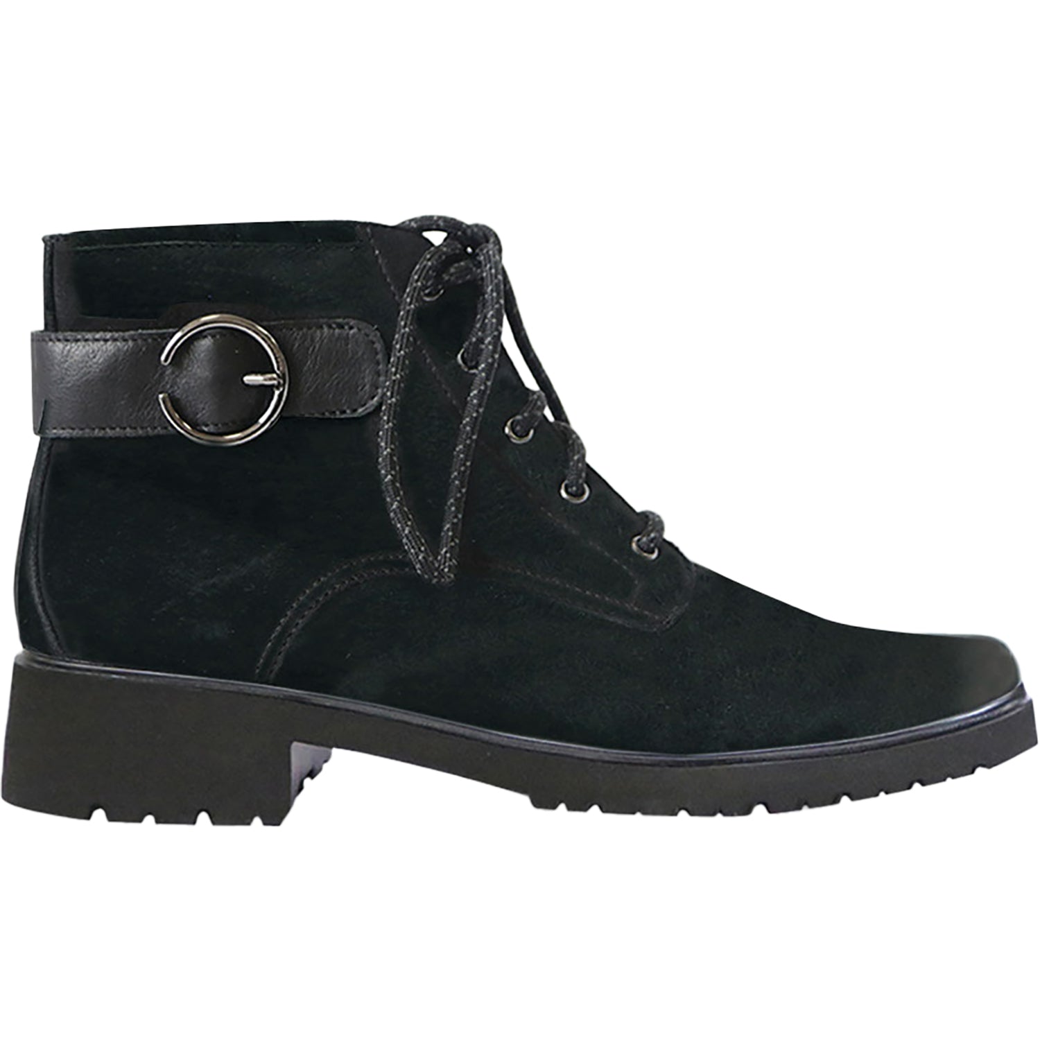 Womens Munro Women's Munro Bradley II Black Nubuck Black