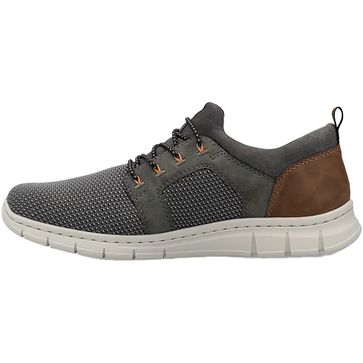 Mens Rieker Men's Rieker B7796-42 Stein/Smoke/Mandel Stretch Mesh Stein/Smoke/Mandel Stretch Mesh