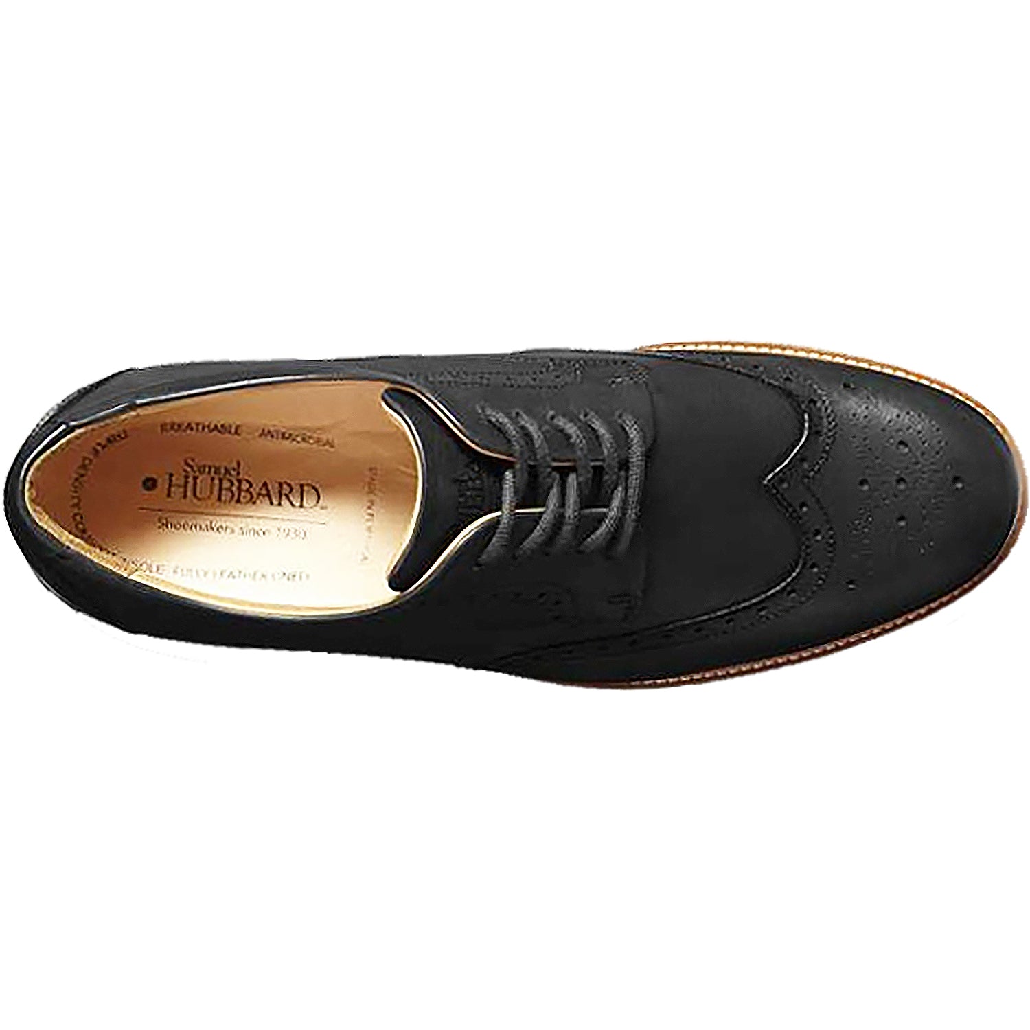 Mens Samuel hubbard Men's Samuel Hubbard Tipping Point Black Leather Black Leather