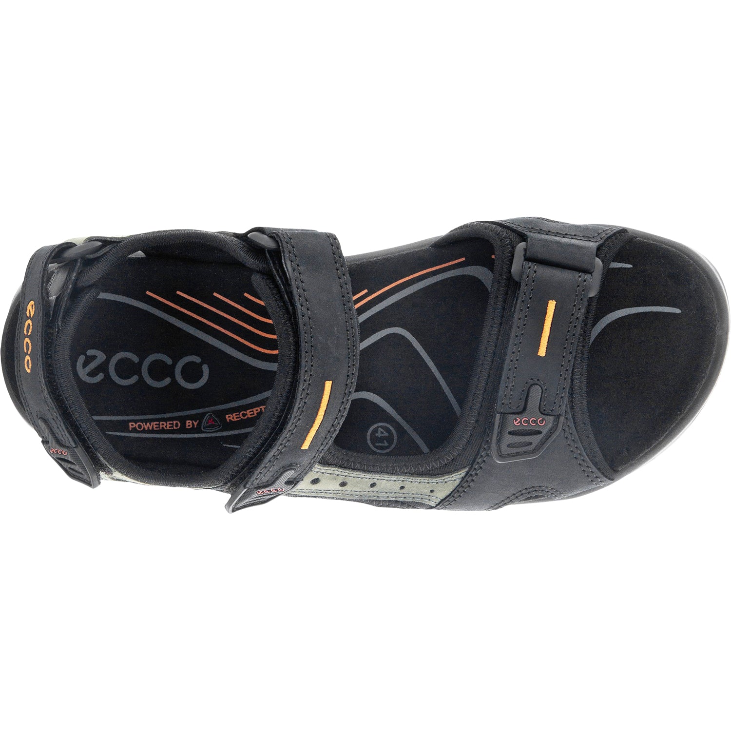 Mens Ecco Men's Ecco Offroad Yucatan Black/Mole Nubuck Black/Mole Nubuck