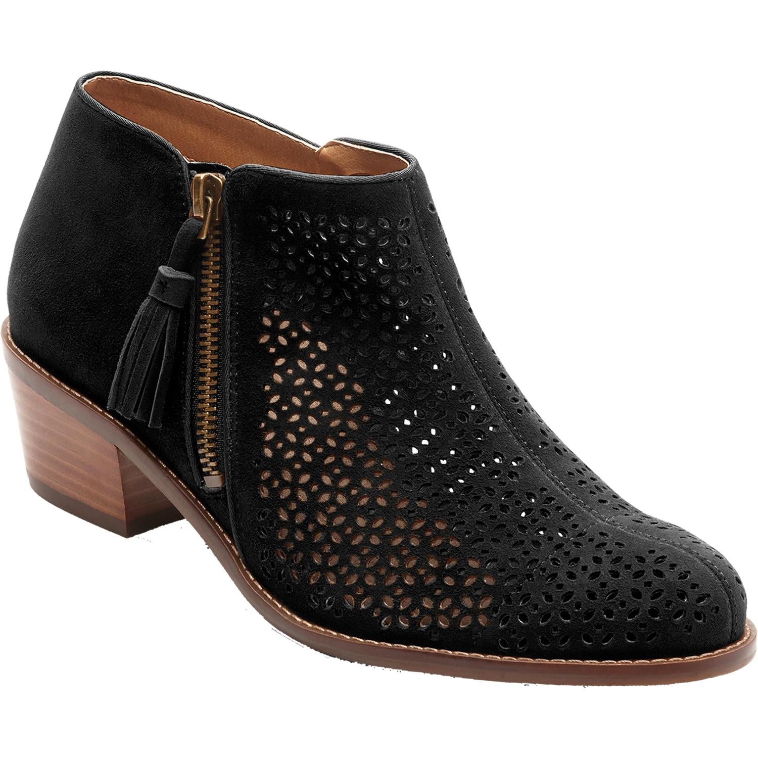 Womens Vionic Women's Vionic Daytona Black Suede Black Suede