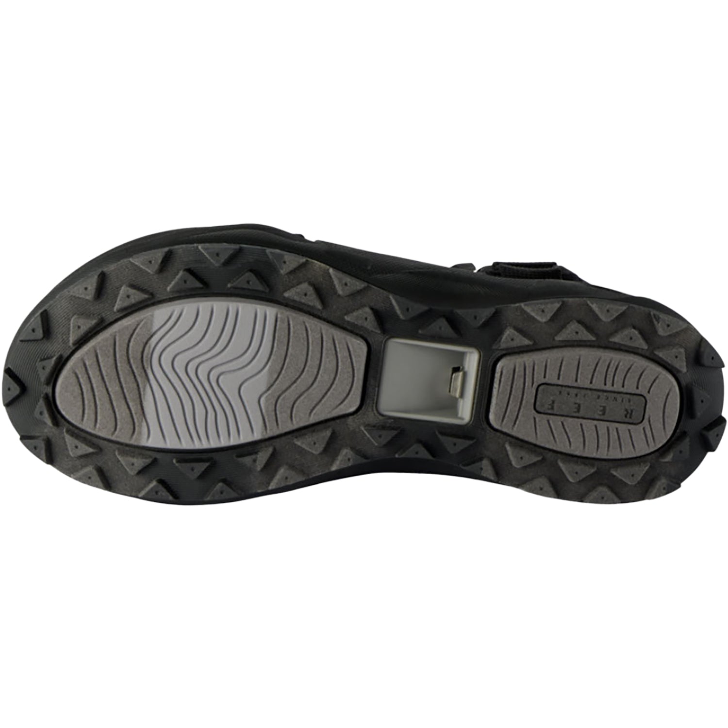 Mens Reef Men's REEF Cross-Shore Black Woven Black Synthetic