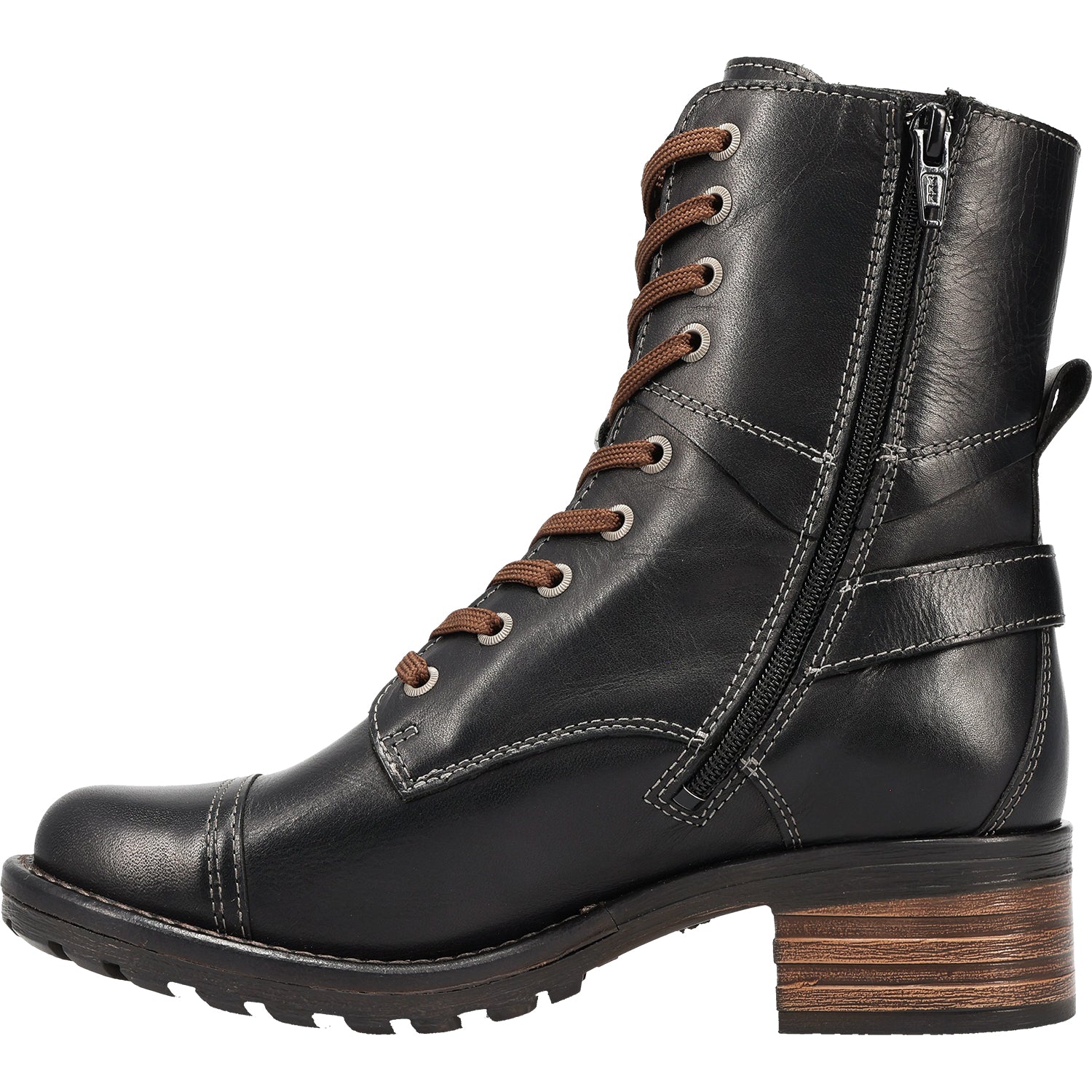 Womens Taos Women's Taos Crave Classic Black Leather Classic Black Leather