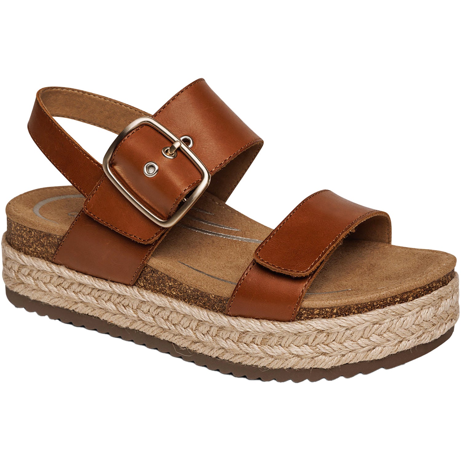 Womens Aetrex Women's Aetrex Vania Cognac Leather Cognac Leather
