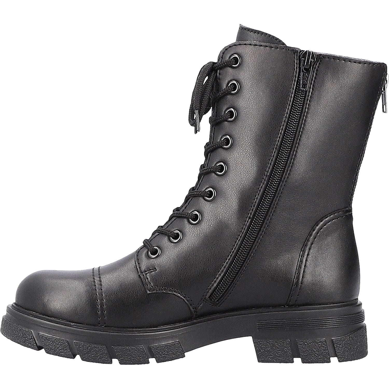 Womens Rieker Women's Rieker Z9107-00 Tora 07 Black Leather Black Leather